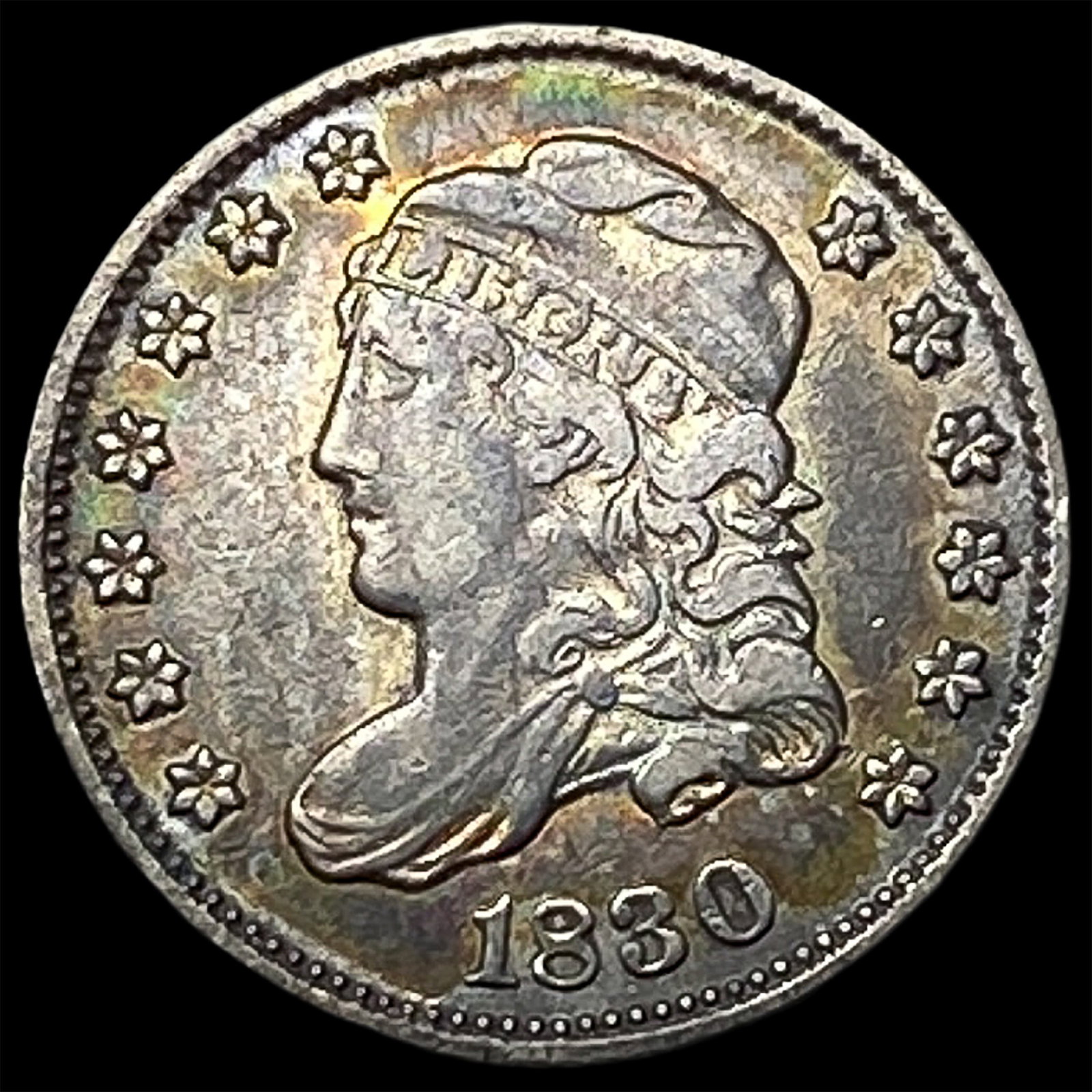 1830 Capped Bust Half Dime UNCIRCULATED: 1830 Capped Bust Half Dime UNCIRCULATED