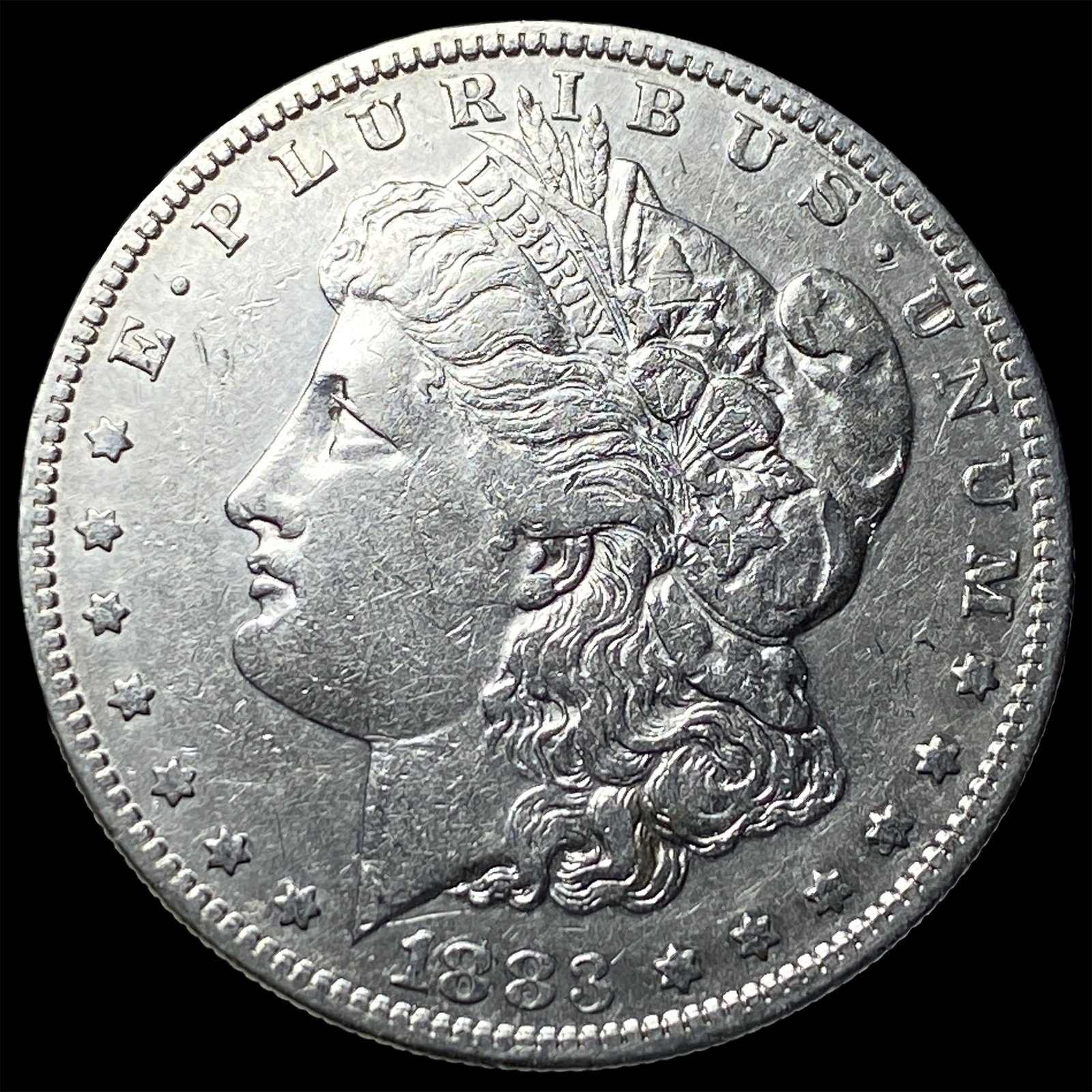 1883-S Morgan Silver Dollar NEARLY UNCIRCULATED: 1883-S Morgan Silver Dollar NEARLY UNCIRCULATED