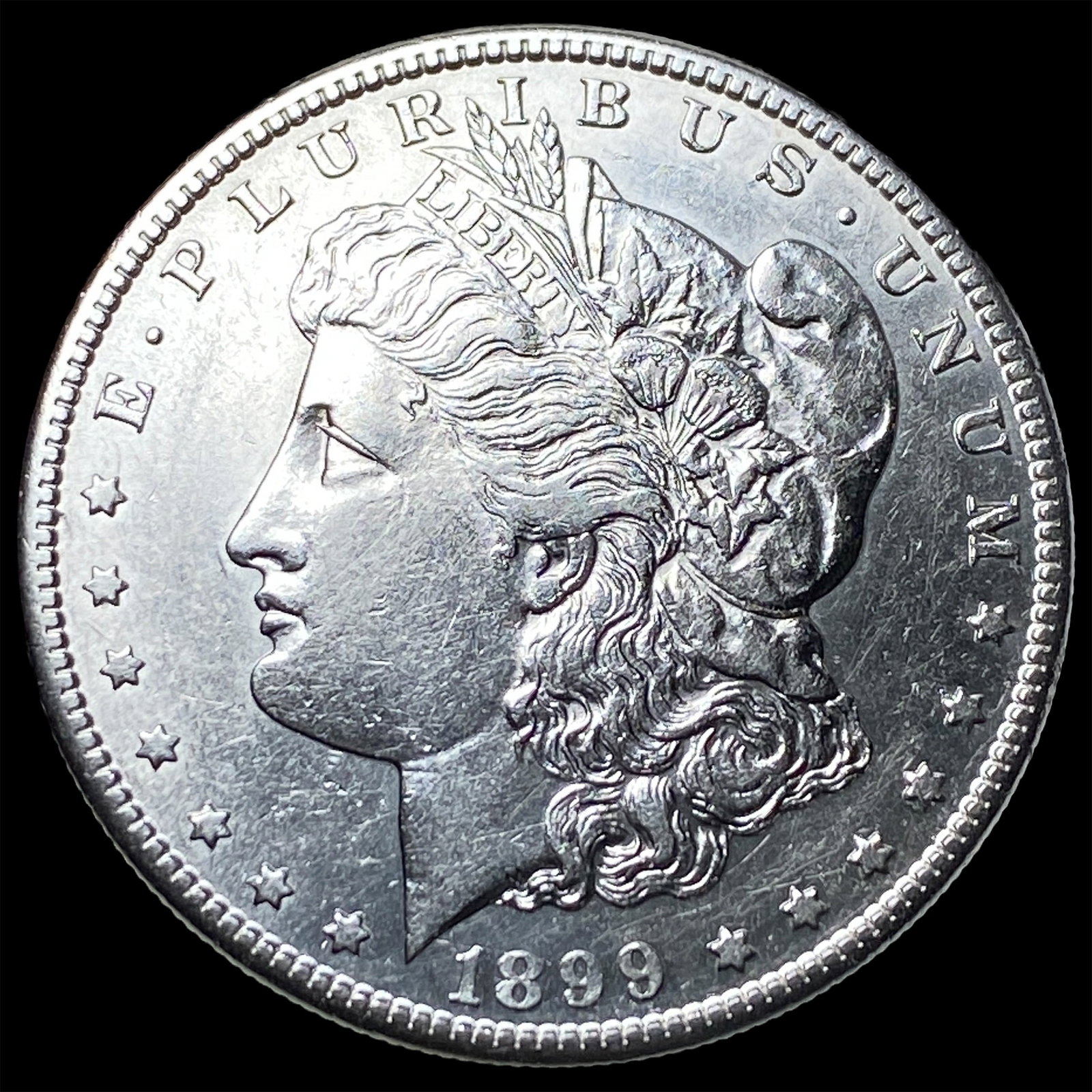 1899-S Morgan Silver Dollar CLOSELY UNCIRCULATED: 1899-S Morgan Silver Dollar CLOSELY UNCIRCULATED
