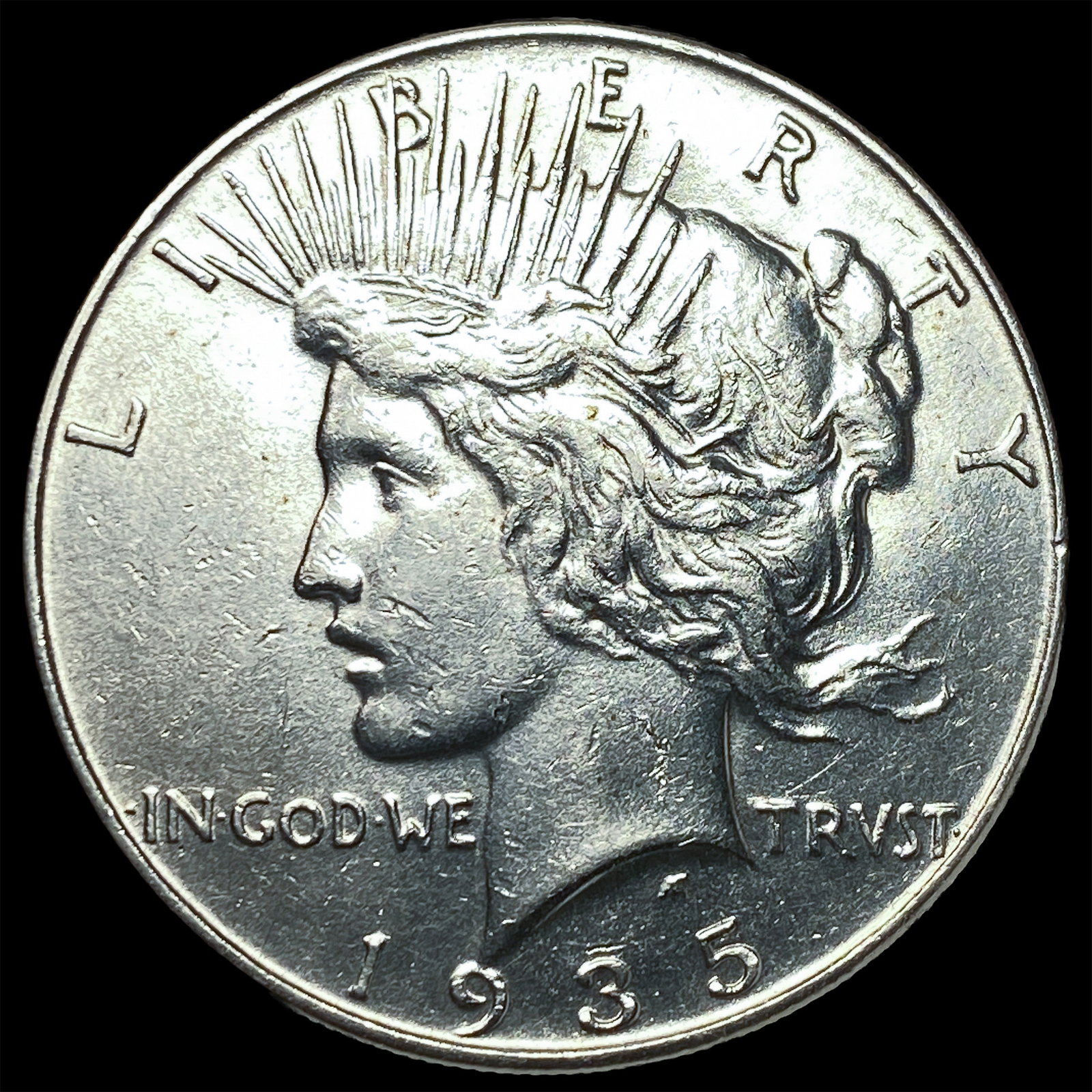 1935 Silver Peace Dollar CHOICE AU: 1935 Silver Peace Dollar CHOICE AU