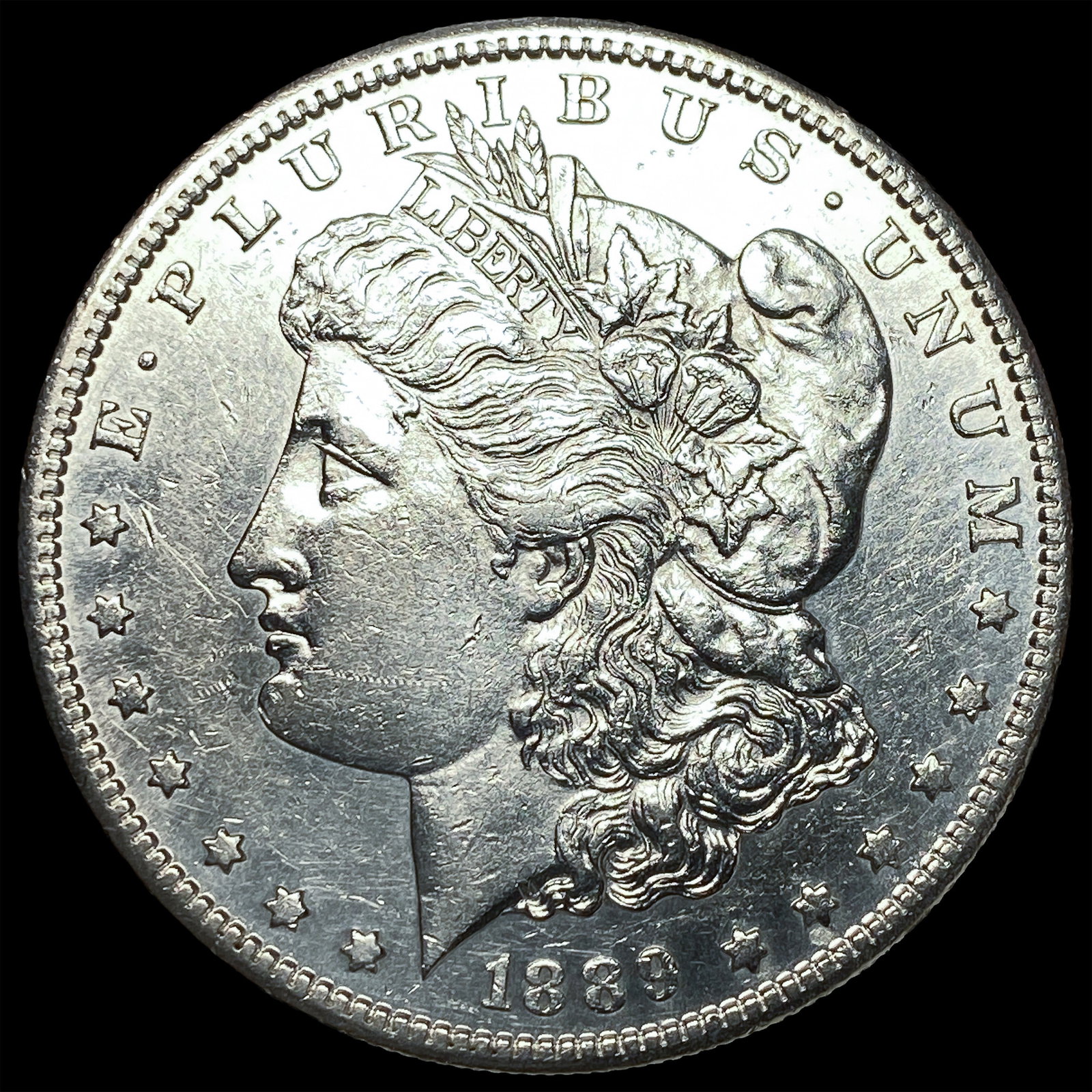1889-S Morgan Silver Dollar CLOSELY UNCIRCULATED: 1889-S Morgan Silver Dollar CLOSELY UNCIRCULATED
