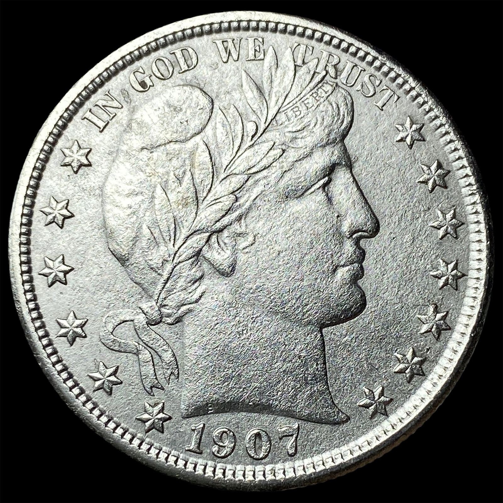 1907-S Silver Barber Half Dollar HIGH GRADE: 1907-S Silver Barber Half Dollar HIGH GRADE