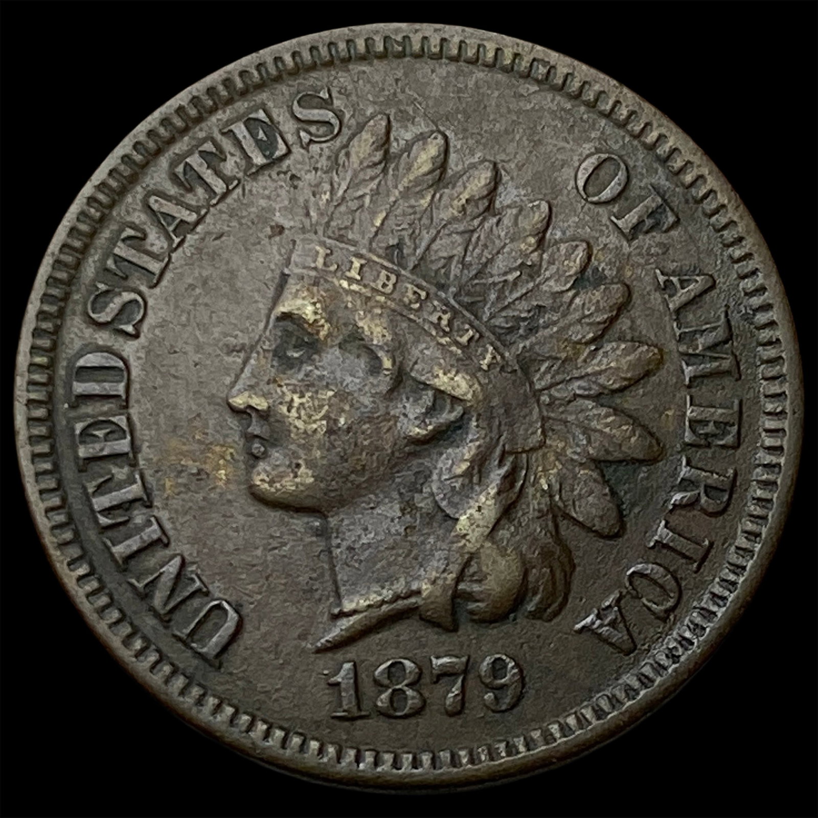 1879 Indian Head Cent NEARLY UNCIRCULATED: 1879 Indian Head Cent NEARLY UNCIRCULATED