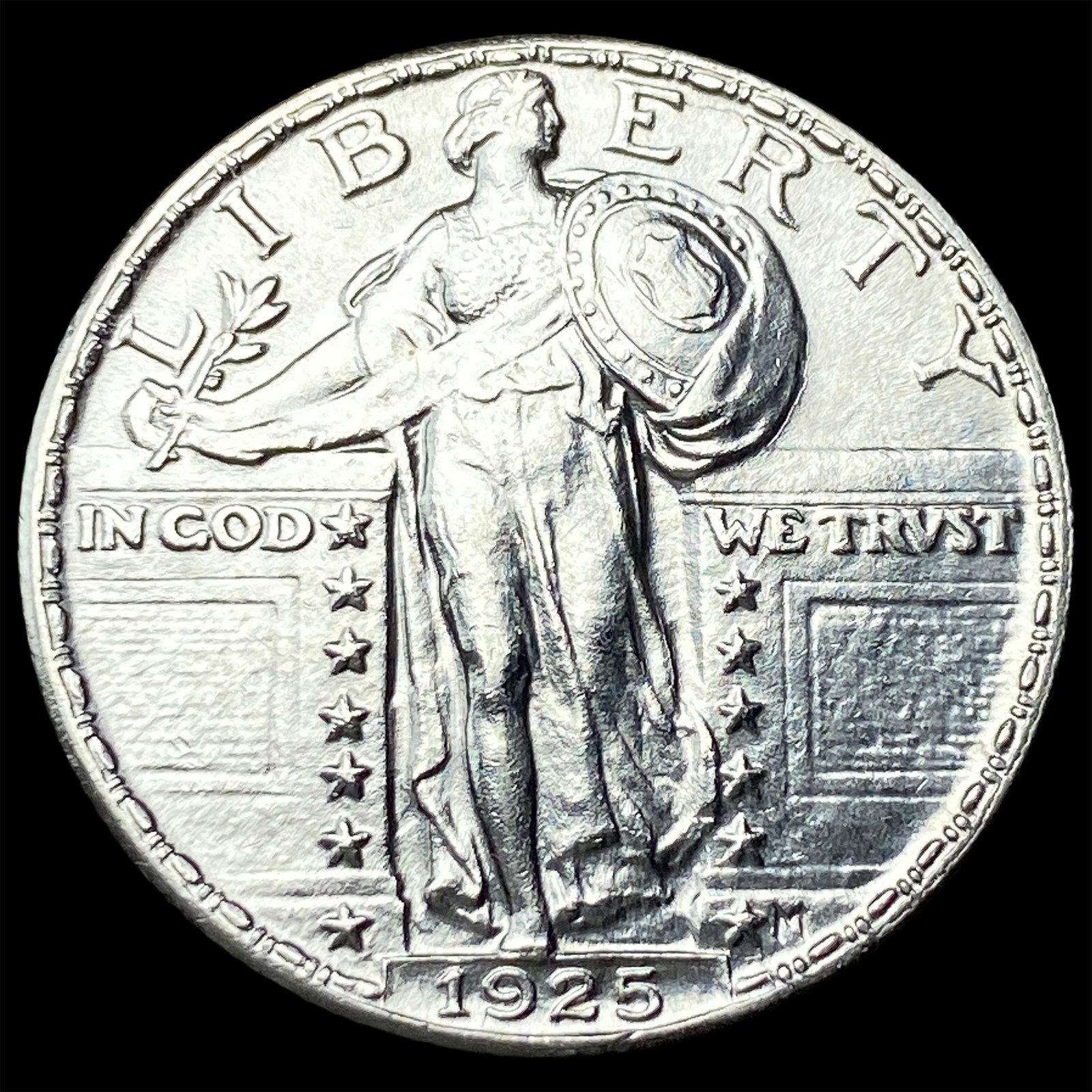 1925 Standing Liberty Silver Quarter UNCIRCULATED: 1925 Standing Liberty Silver Quarter UNCIRCULATED