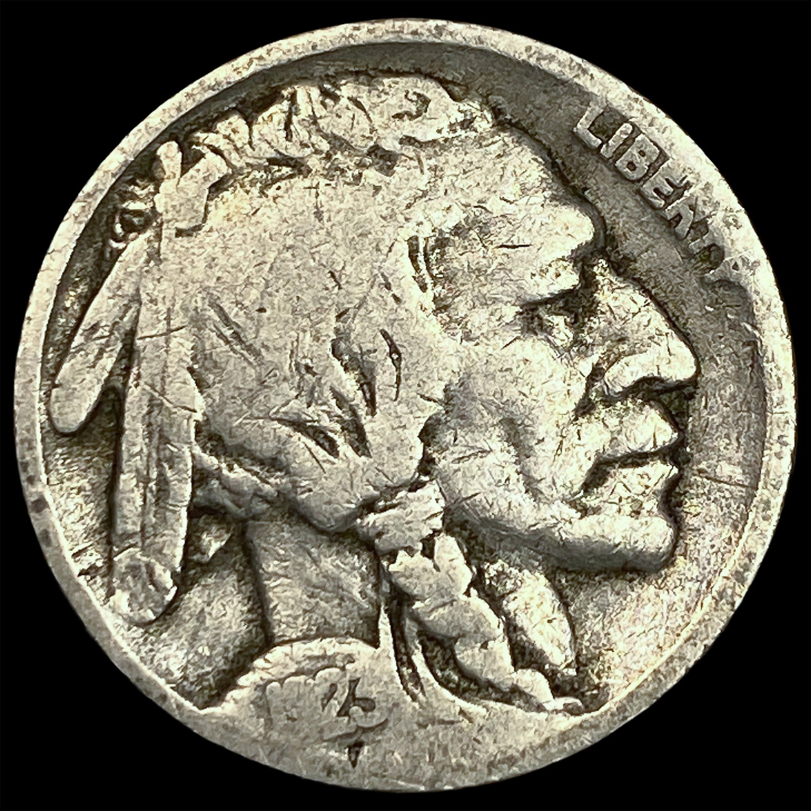 1923-S Buffalo Nickel ABOUT UNCIRCULATED: 1923-S Buffalo Nickel ABOUT UNCIRCULATED
