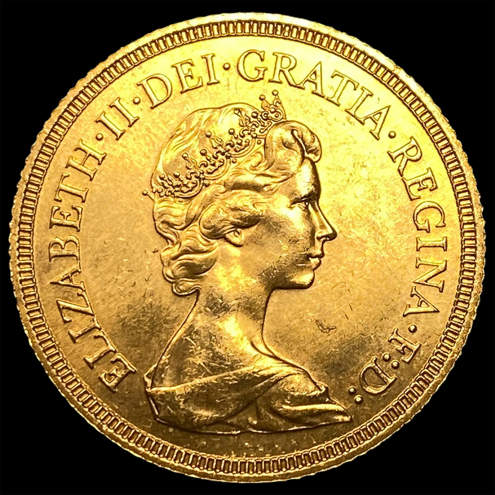 1974 Great Britain .2355oz Gold Sovereign GEM BU (1 of 2)
