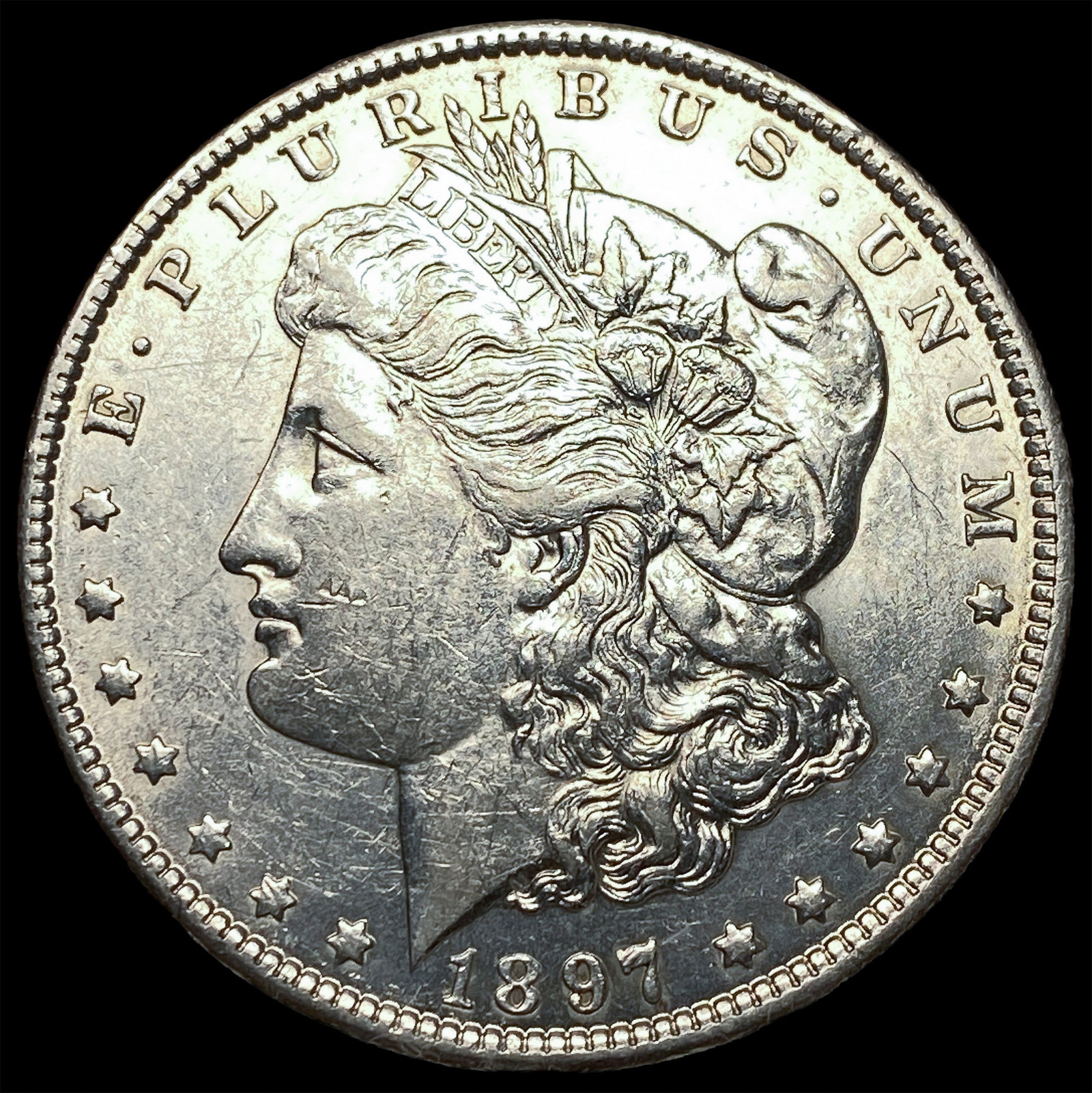1897-O Silver Morgan Dollar CLOSELY UNCIRCULATED: 1897-O Silver Morgan Dollar CLOSELY UNCIRCULATED