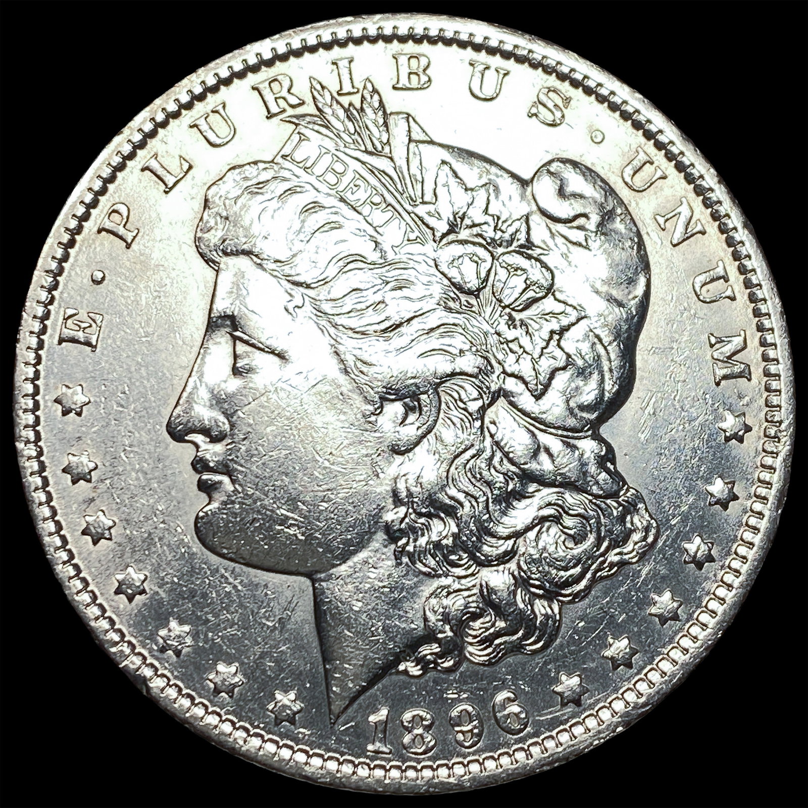 1896-O Silver Morgan Dollar CLOSELY UNCIRCULATED (1 of 2)