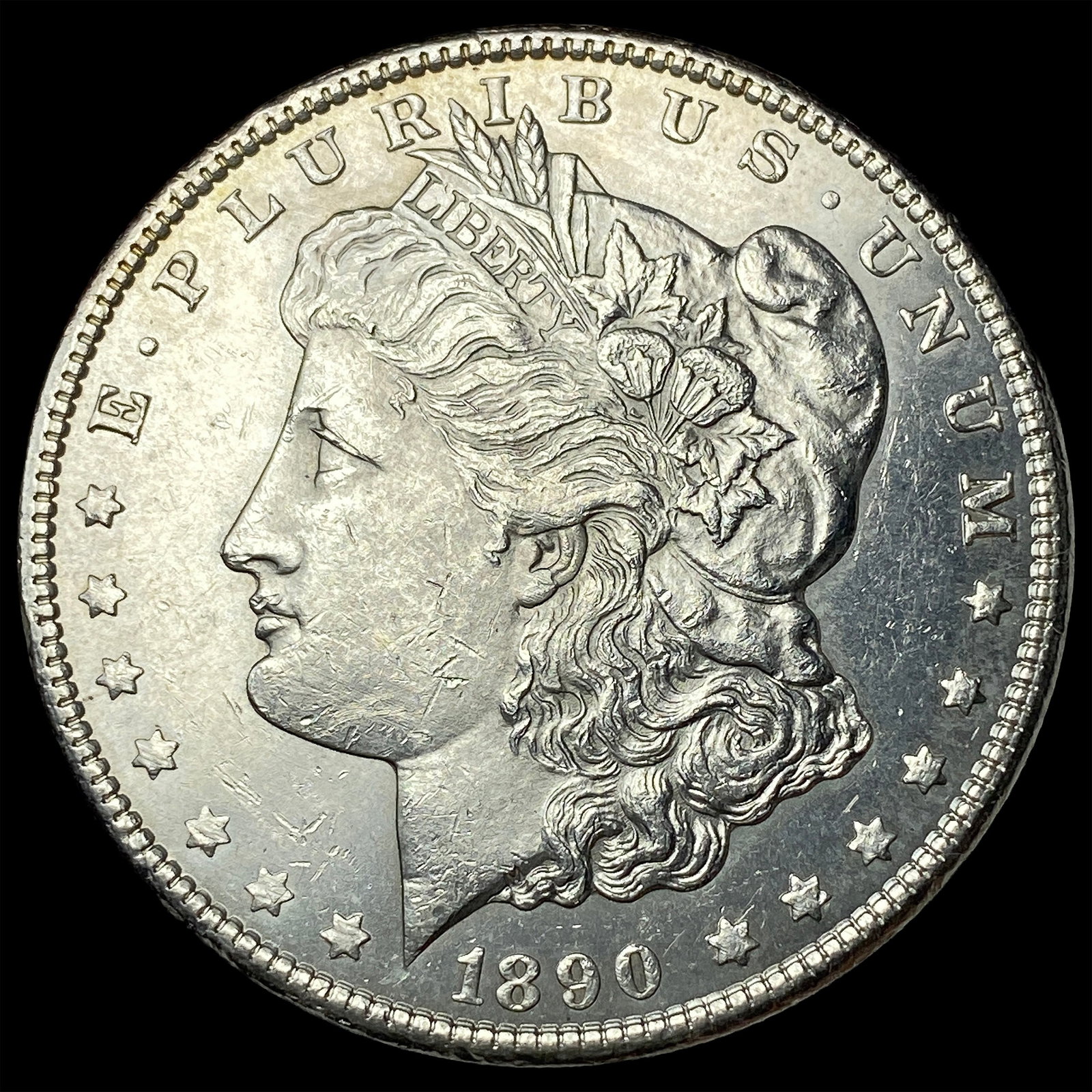 1890-CC Silver Morgan Dollar UNCIRCULATED: 1890-CC Silver Morgan Dollar UNCIRCULATED