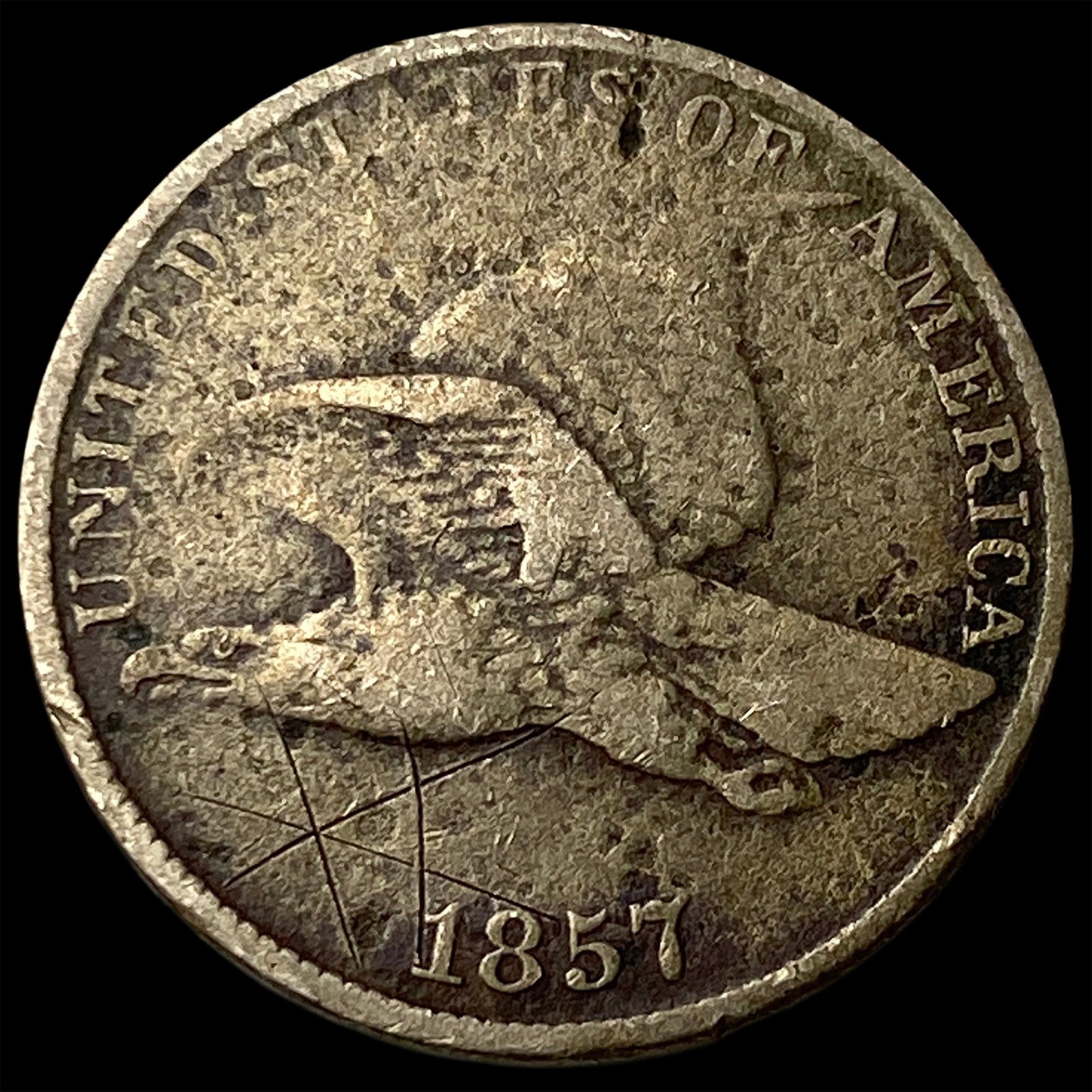 1857 Flying Eagle Cent HIGH GRADE (1 of 2)