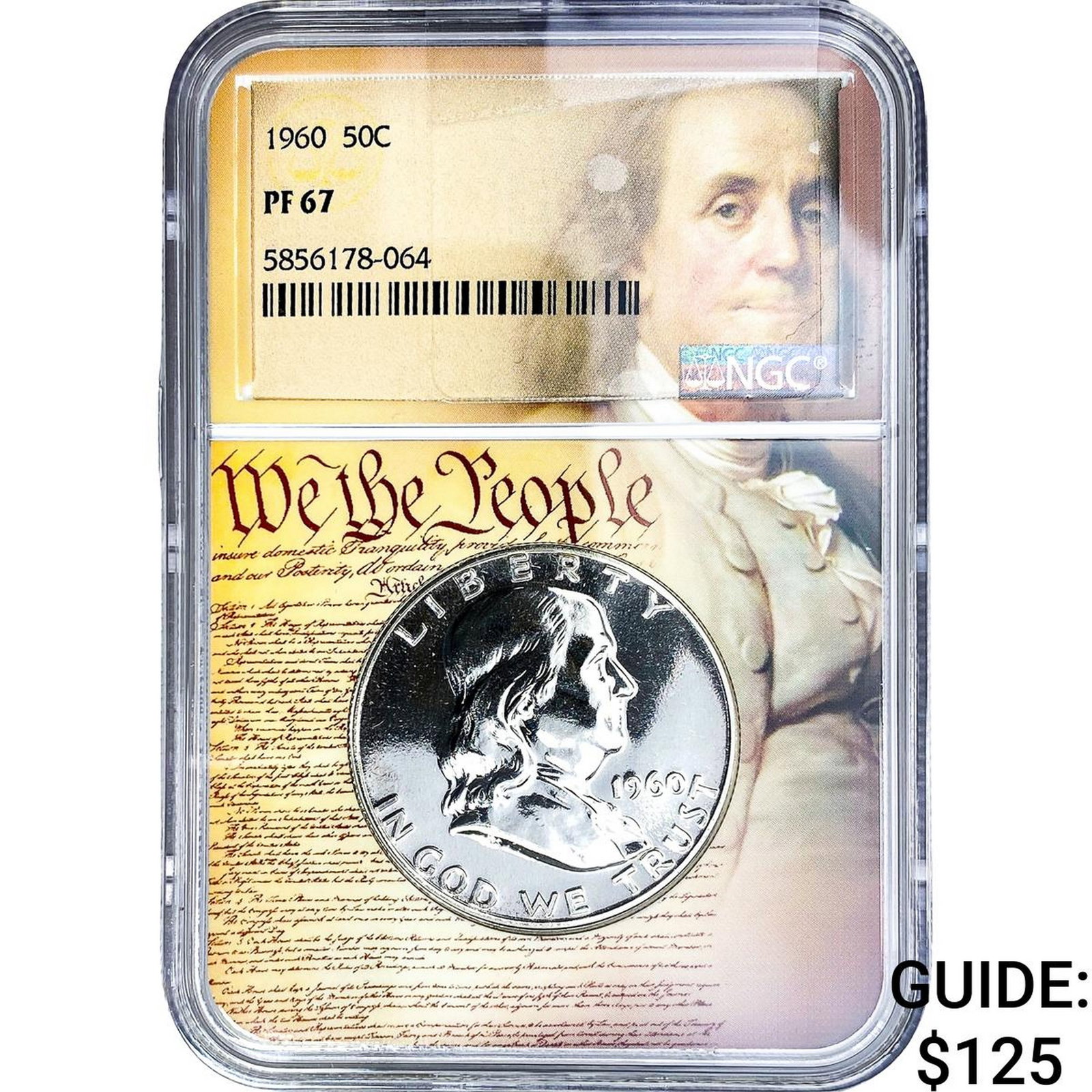 1960 Franklin Half Dollar NGC PF67: 1960 Franklin Half Dollar NGC PF67