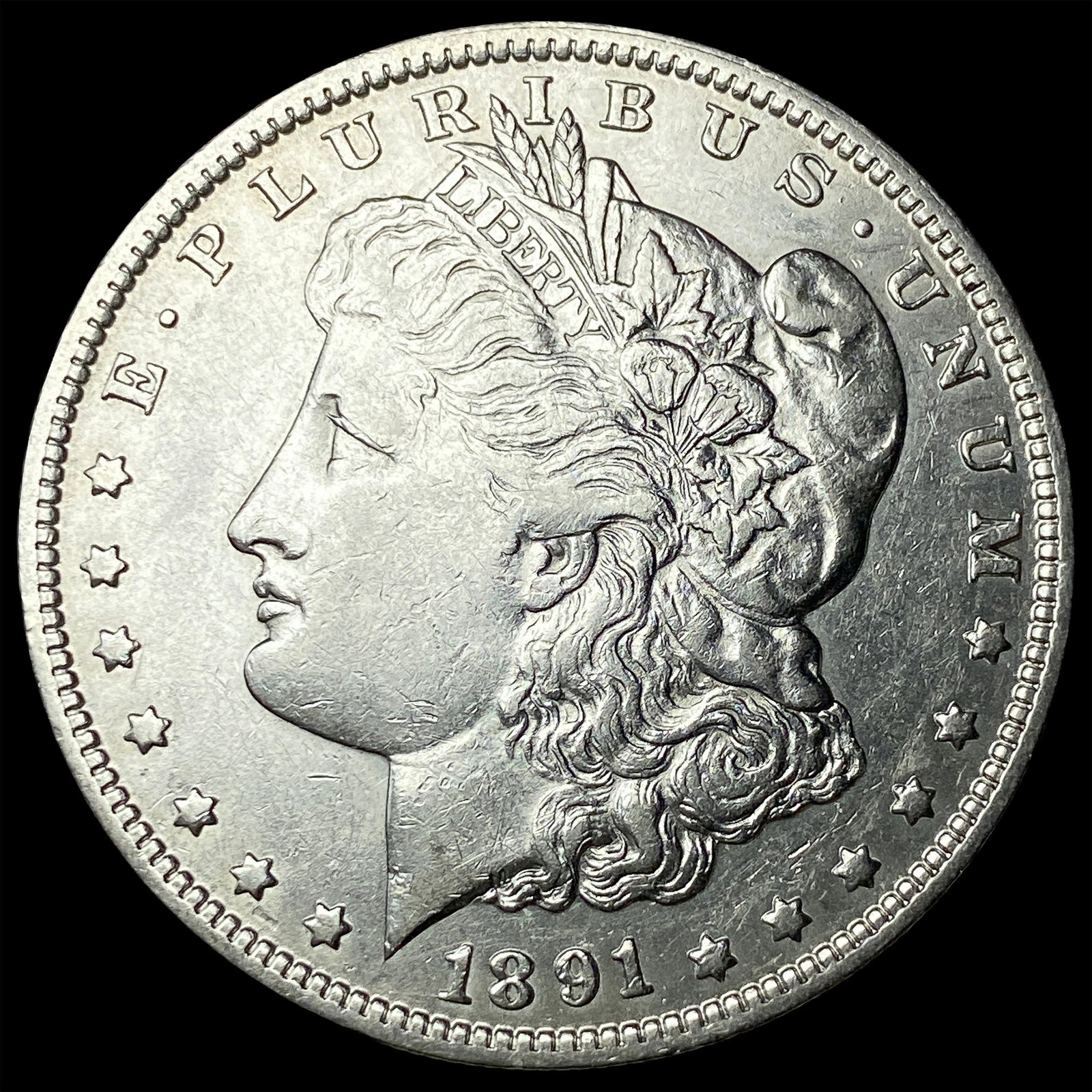 1891-O Silver Morgan Dollar CLOSELY UNCIRCULATED (1 of 2)