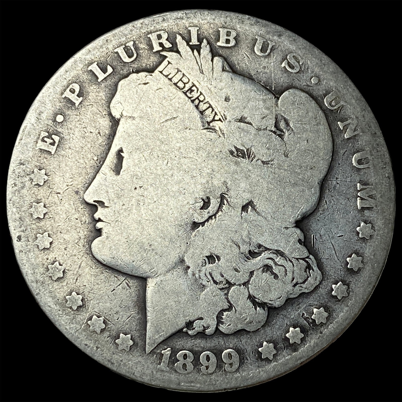 1899-O Micro O Silver Morgan Dollar NICELY CIRCULATED: 1899-O Micro O Silver Morgan Dollar NICELY CIRCULATED