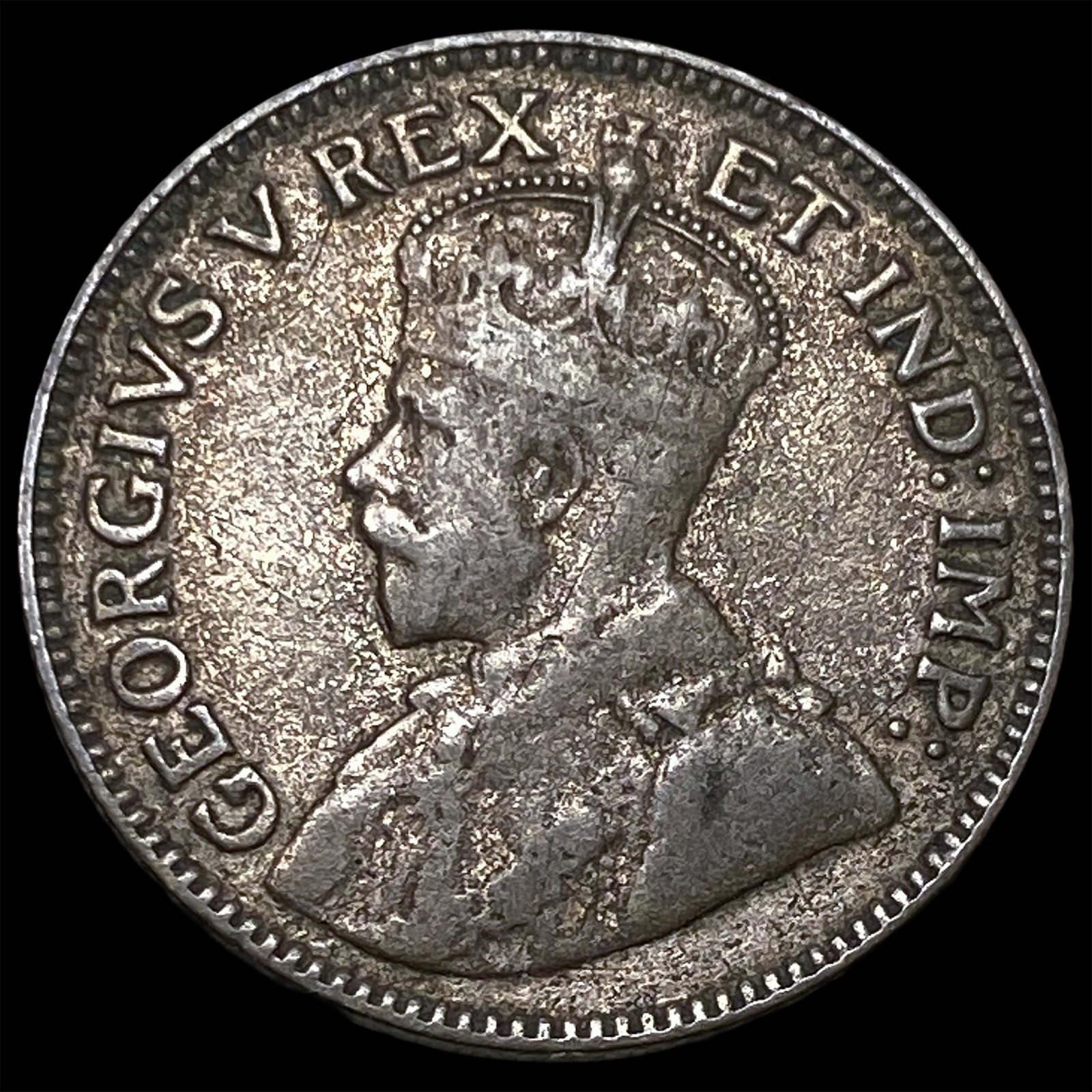 1924 East Africa Silver 50 Cents: 1924 East Africa Silver 50 Cents
