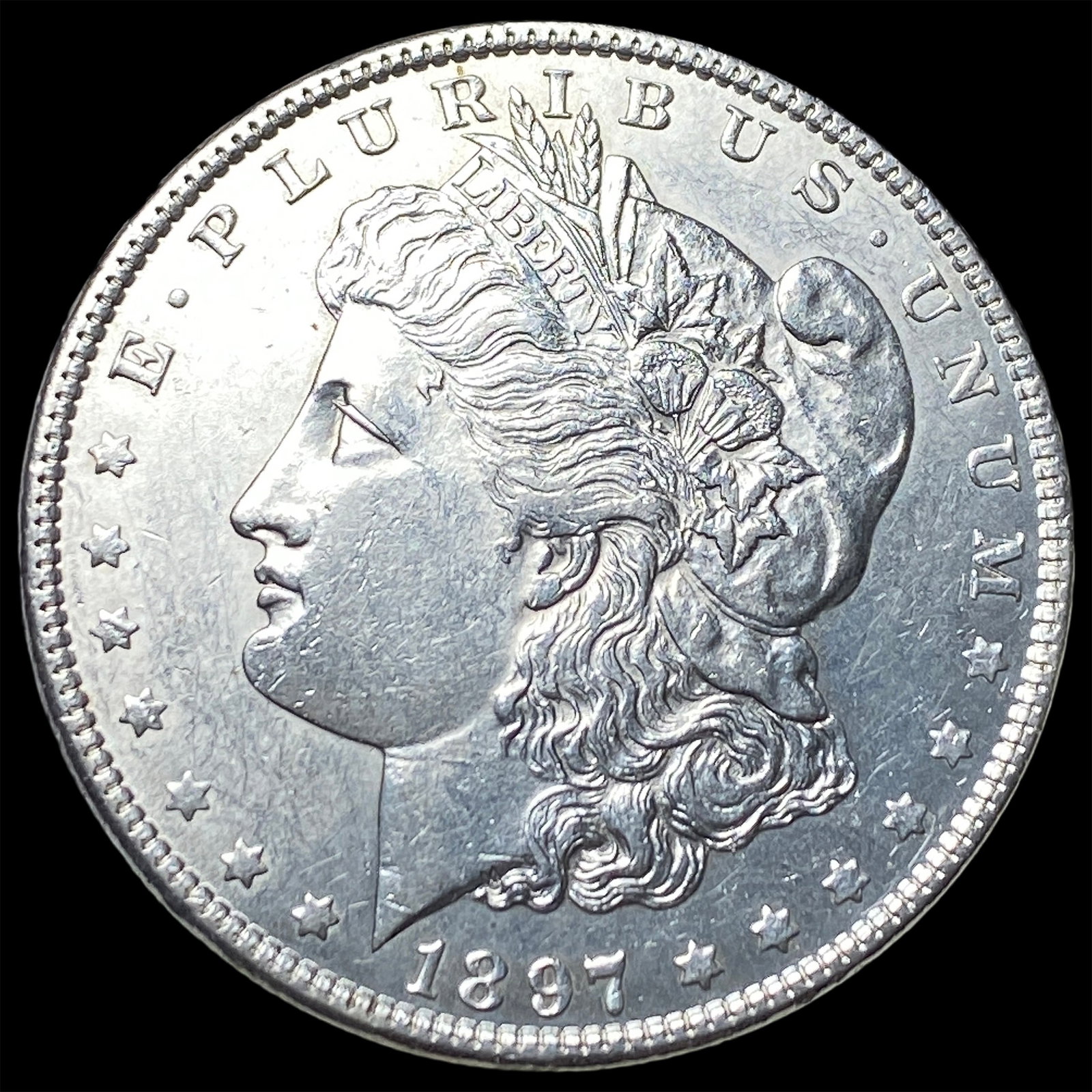 1897 Silver Morgan Dollar CHOICE BU: 1897 Silver Morgan Dollar CHOICE BU