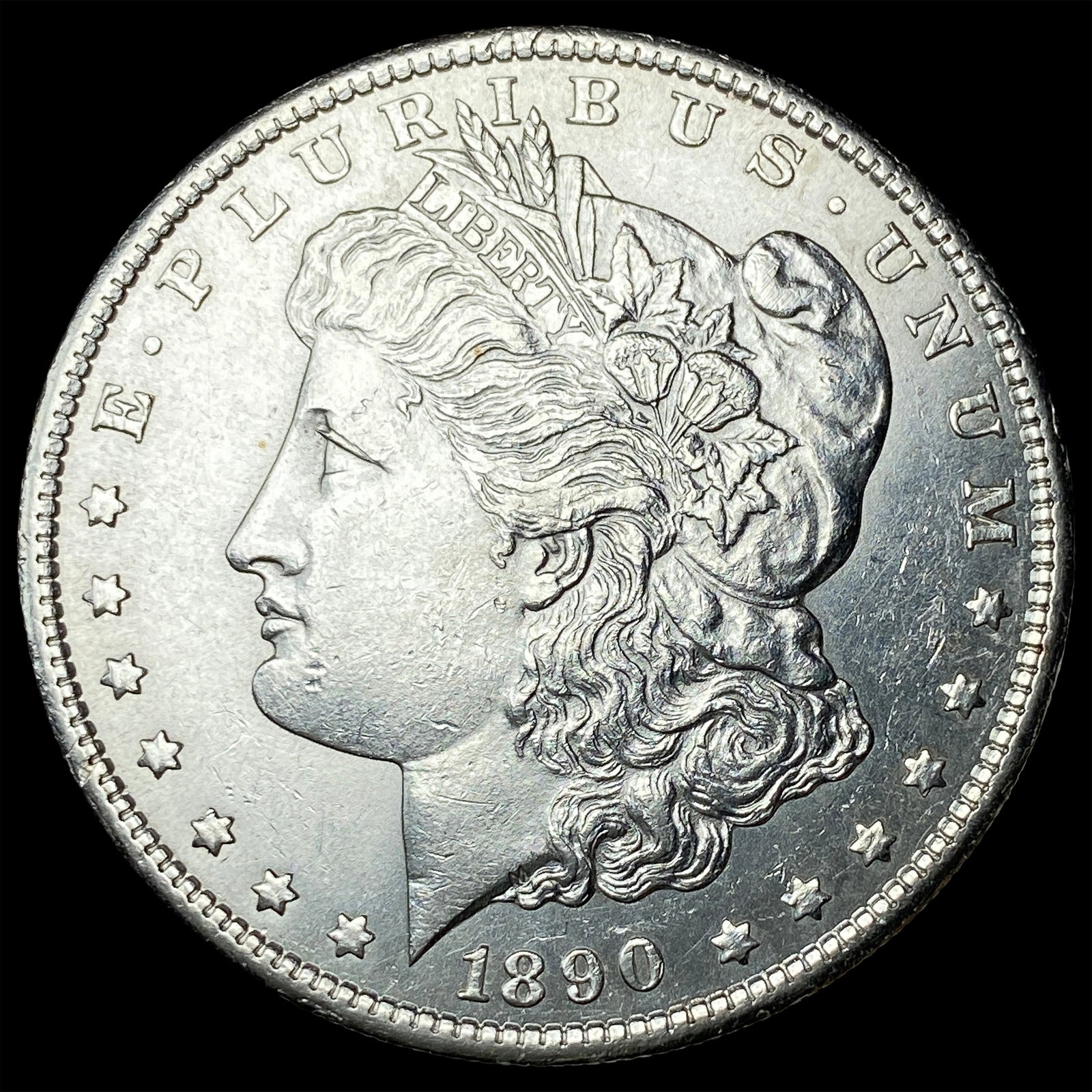 1890-S Silver Morgan Dollar UNCIRCULATED: 1890-S Silver Morgan Dollar UNCIRCULATED