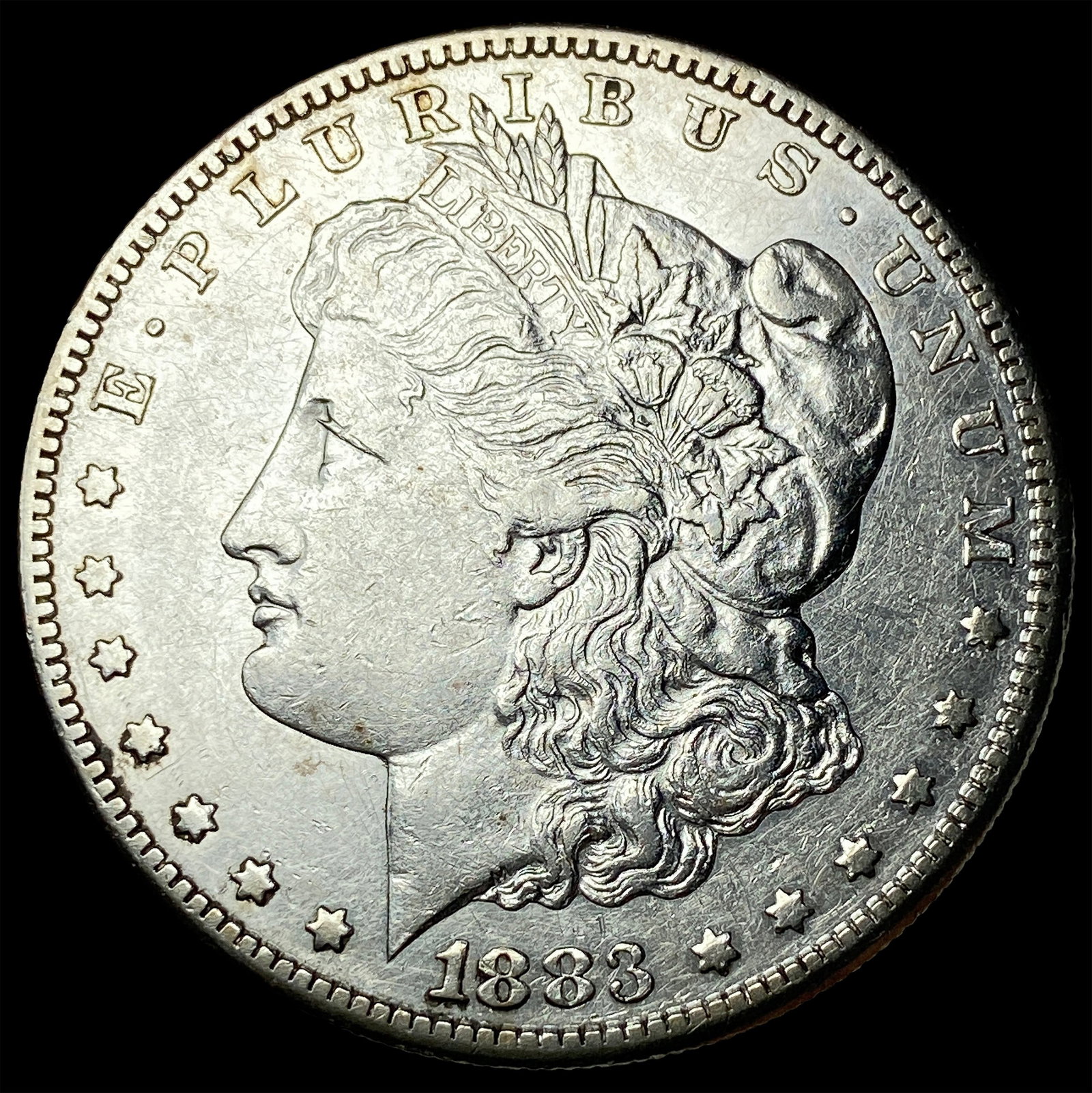 1883-S Silver Morgan Dollar CLOSELY UNCIRCULATED: 1883-S Silver Morgan Dollar CLOSELY UNCIRCULATED