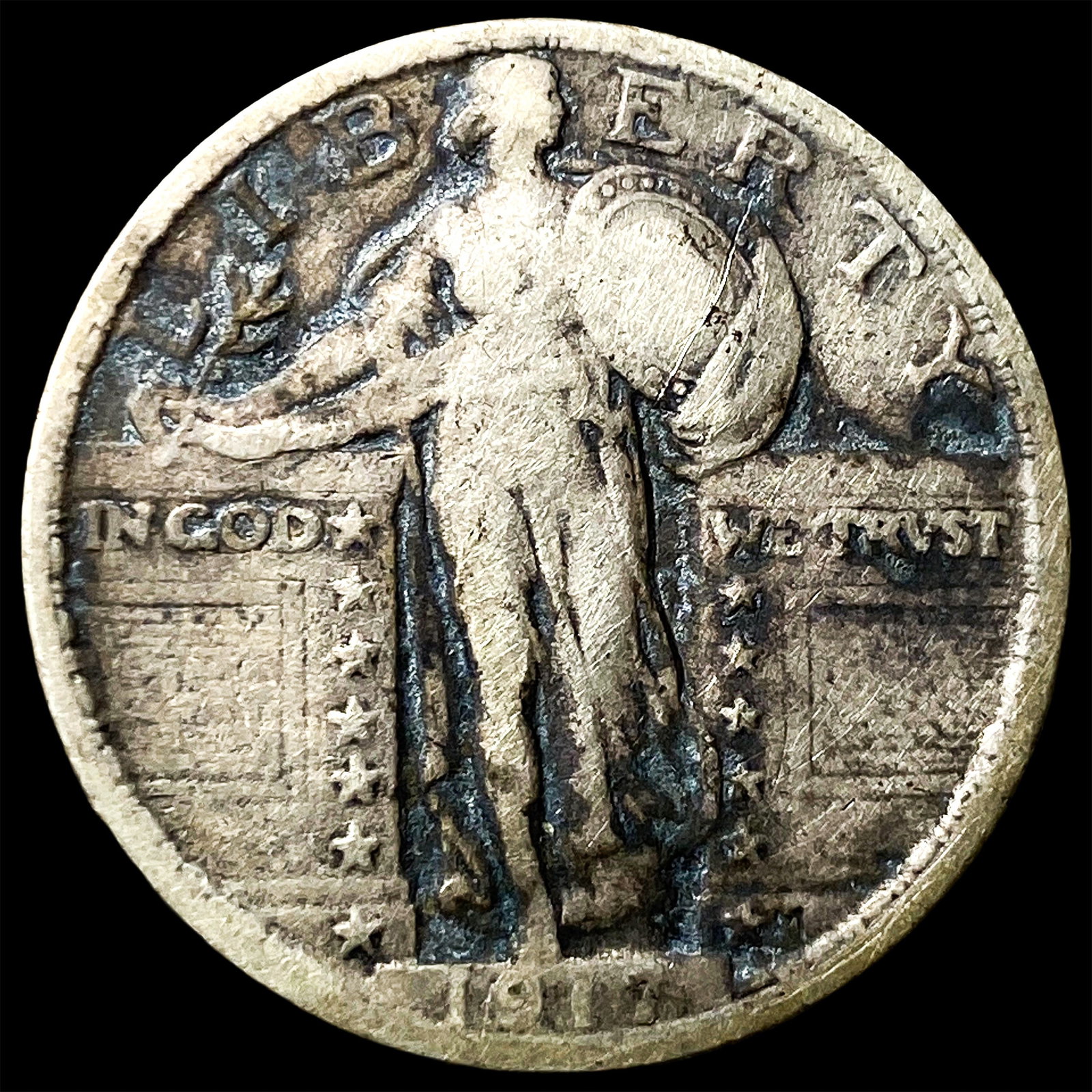 1917 Type 2 Standing Liberty Quarter LIGHTLY CIRCULATED (1 of 2)