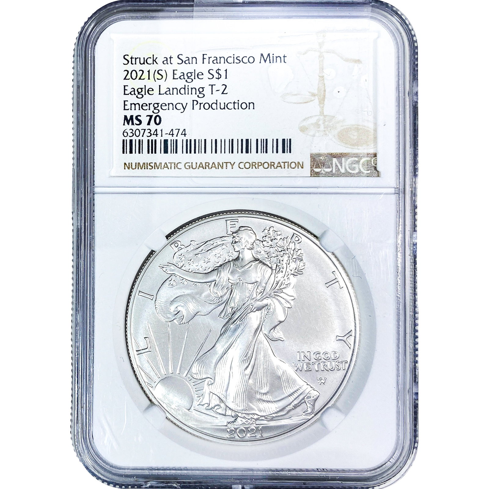 2021-S Silver Eagle NGC MS70 (1 of 2)
