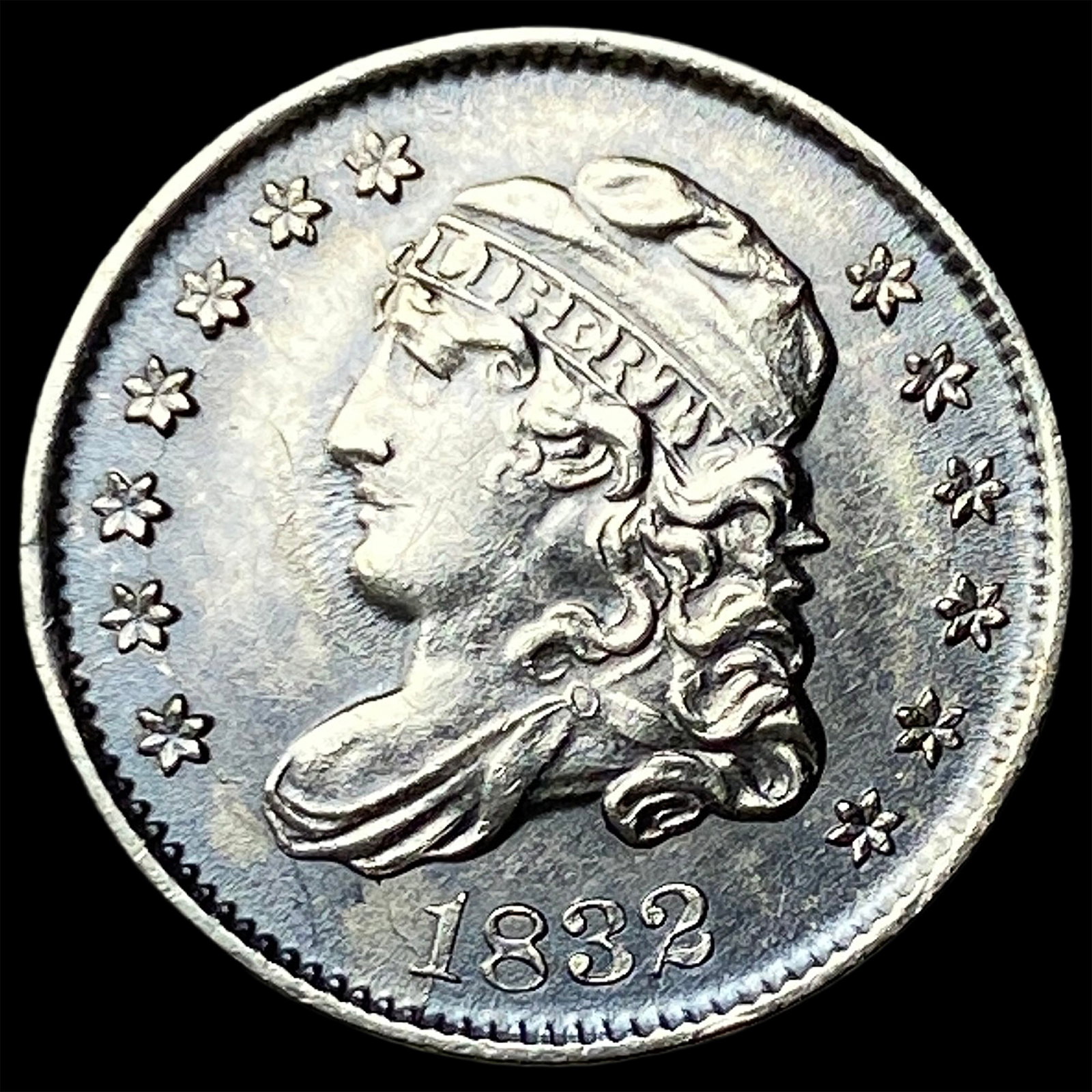 1832 Capped Bust Half Dime CLOSELY UNCIRCULATED (1 of 2)
