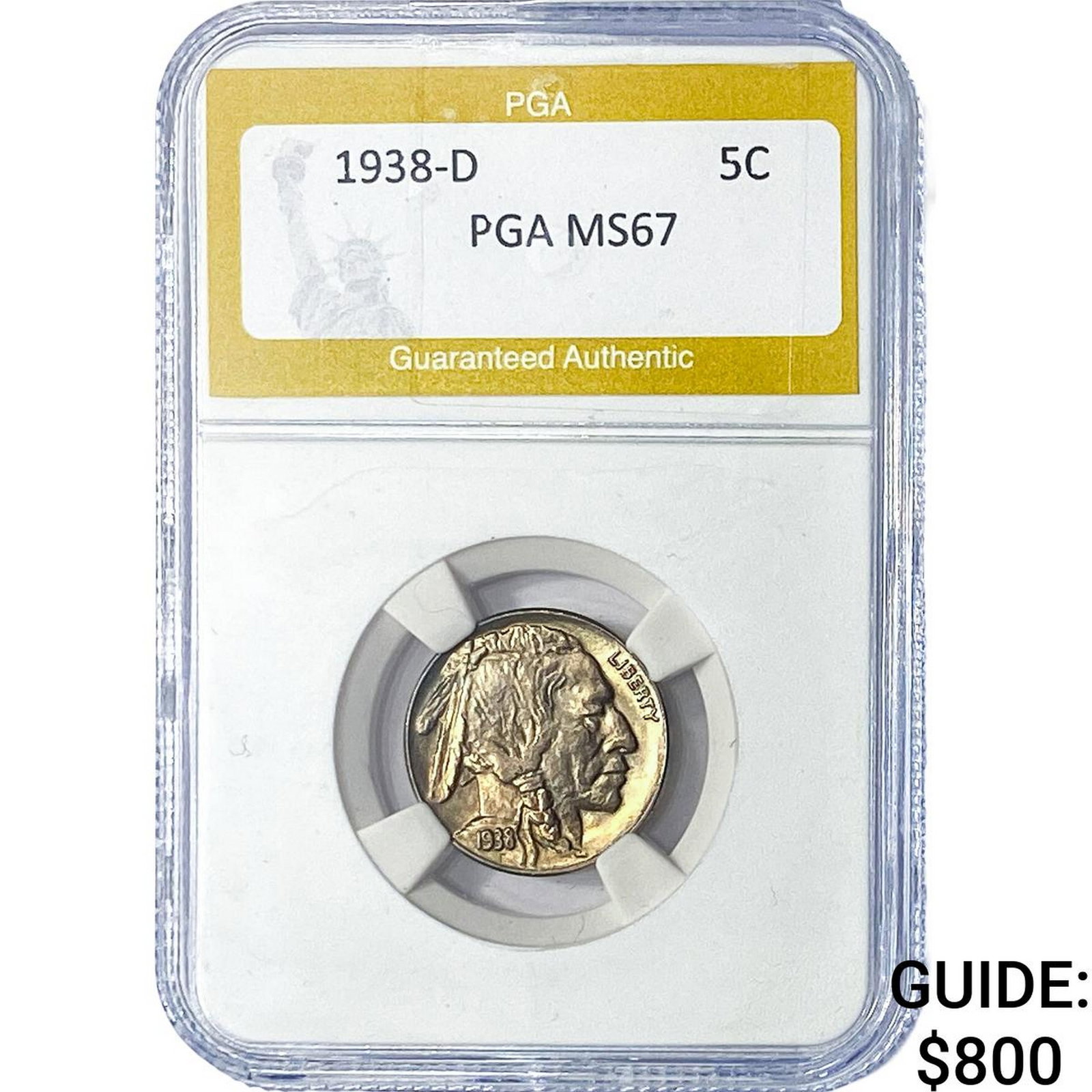 1938-D Buffalo Nickel PGA MS67 (1 of 2)