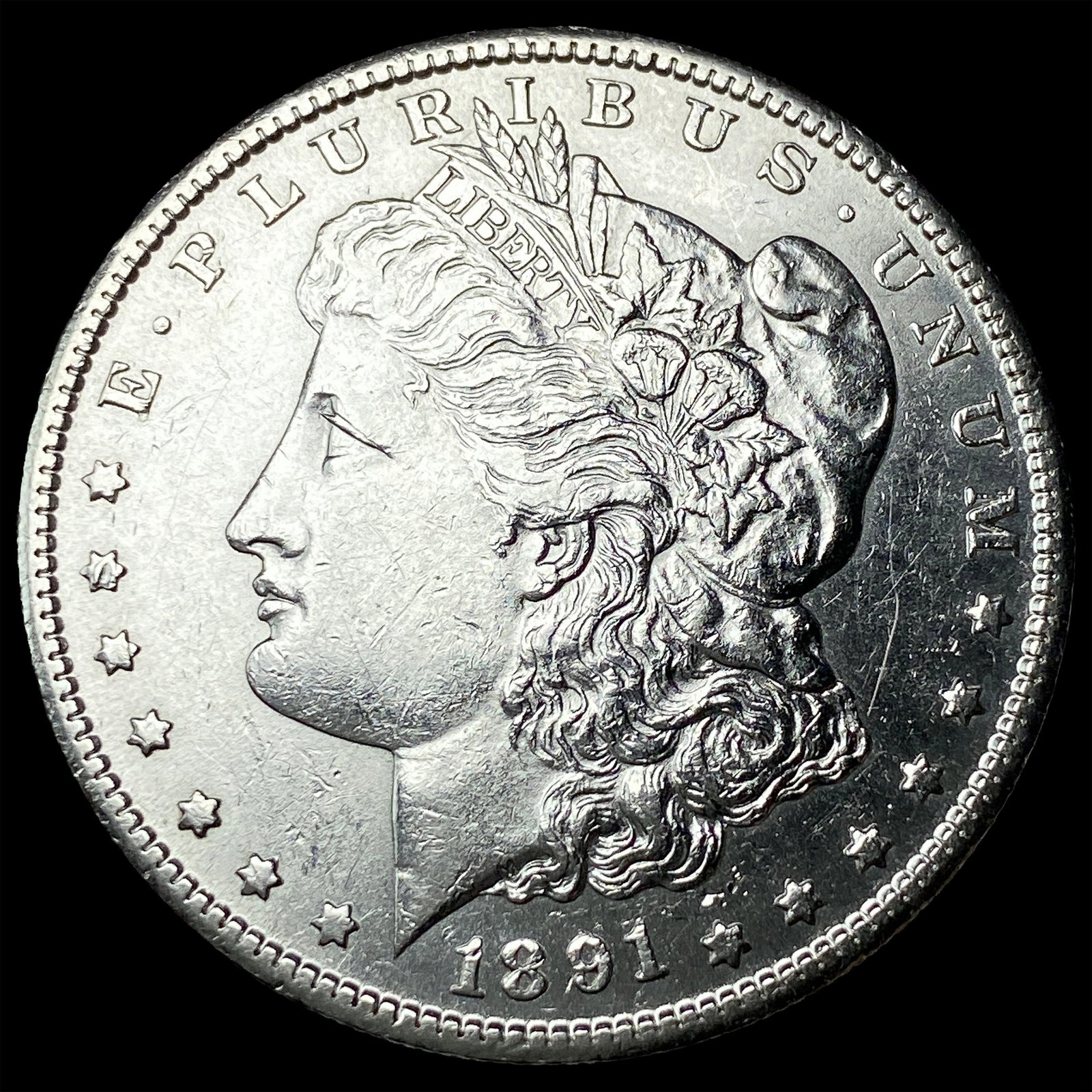 1891-S Silver Morgan Dollar CLOSELY UNCIRCULATED (1 of 2)