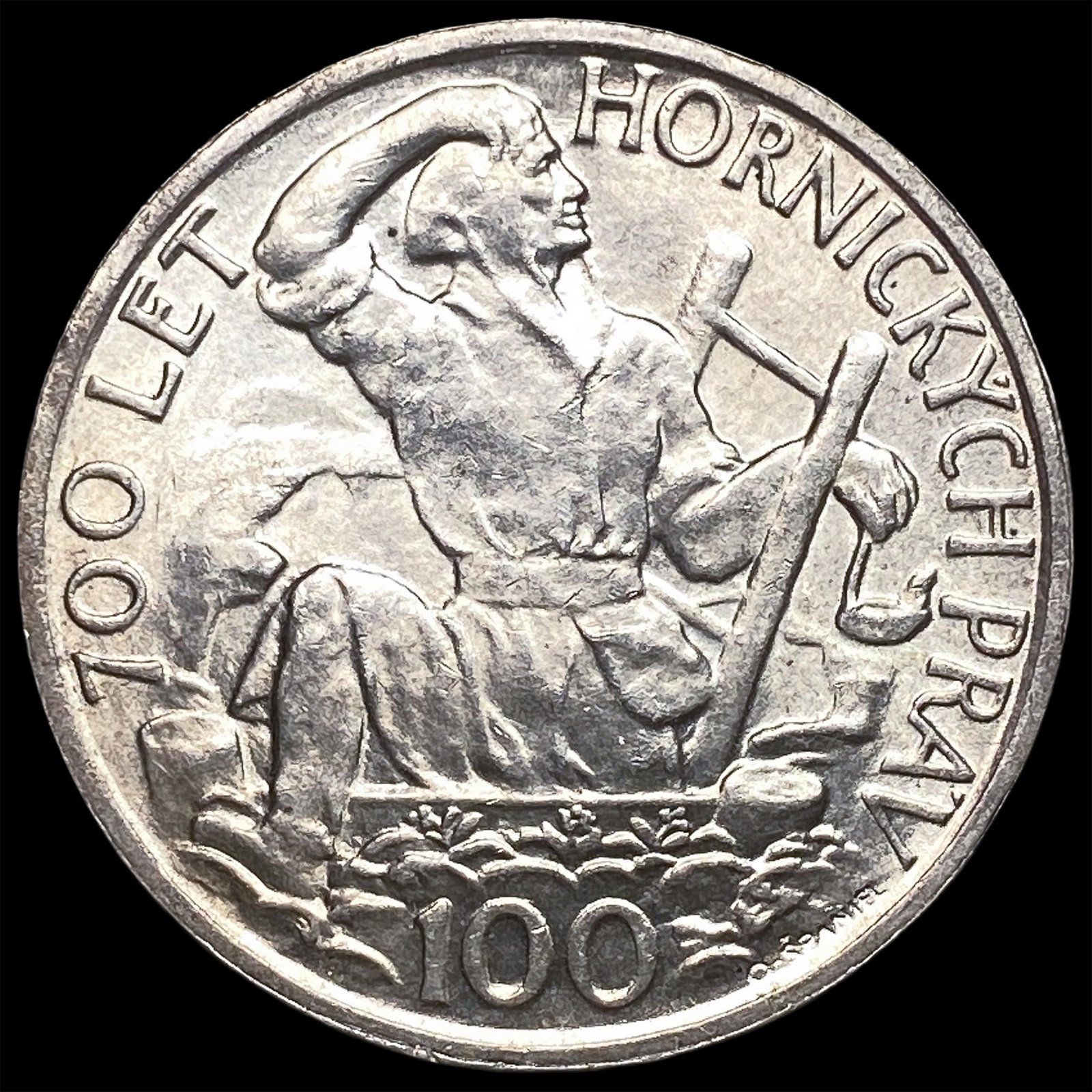 1949 Czechoslovakia Silver 100 Korun (1 of 2)