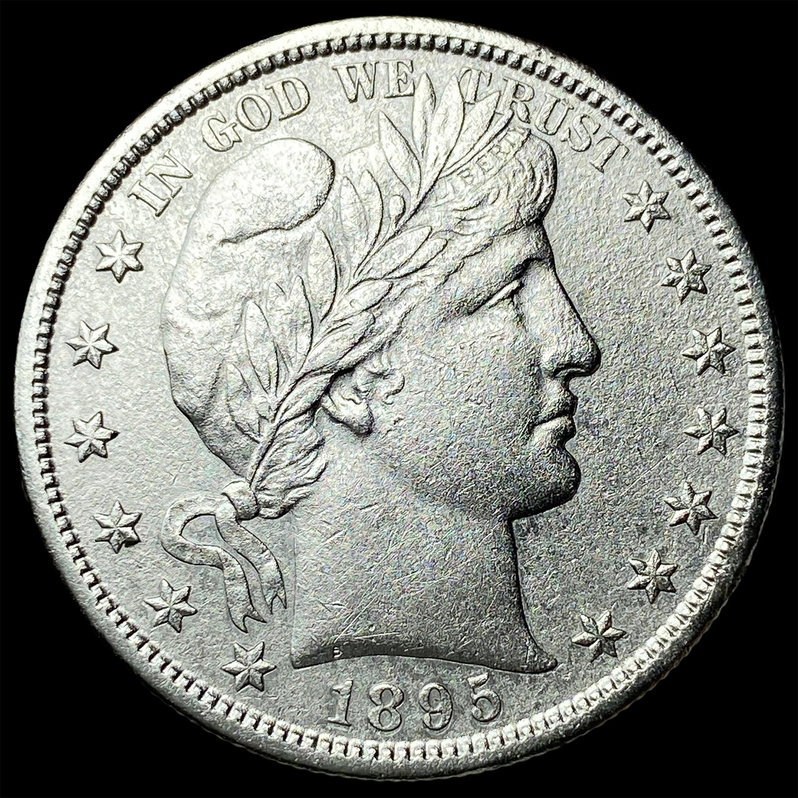 1895-S Silver Barber Half Dollar HIGH GRADE (1 of 2)