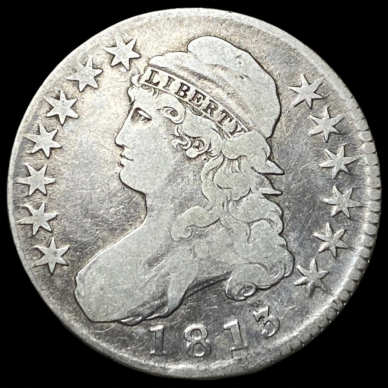 1813 Capped Bust Half Dollar LIGHTLY CIRCULATED (1 of 2)