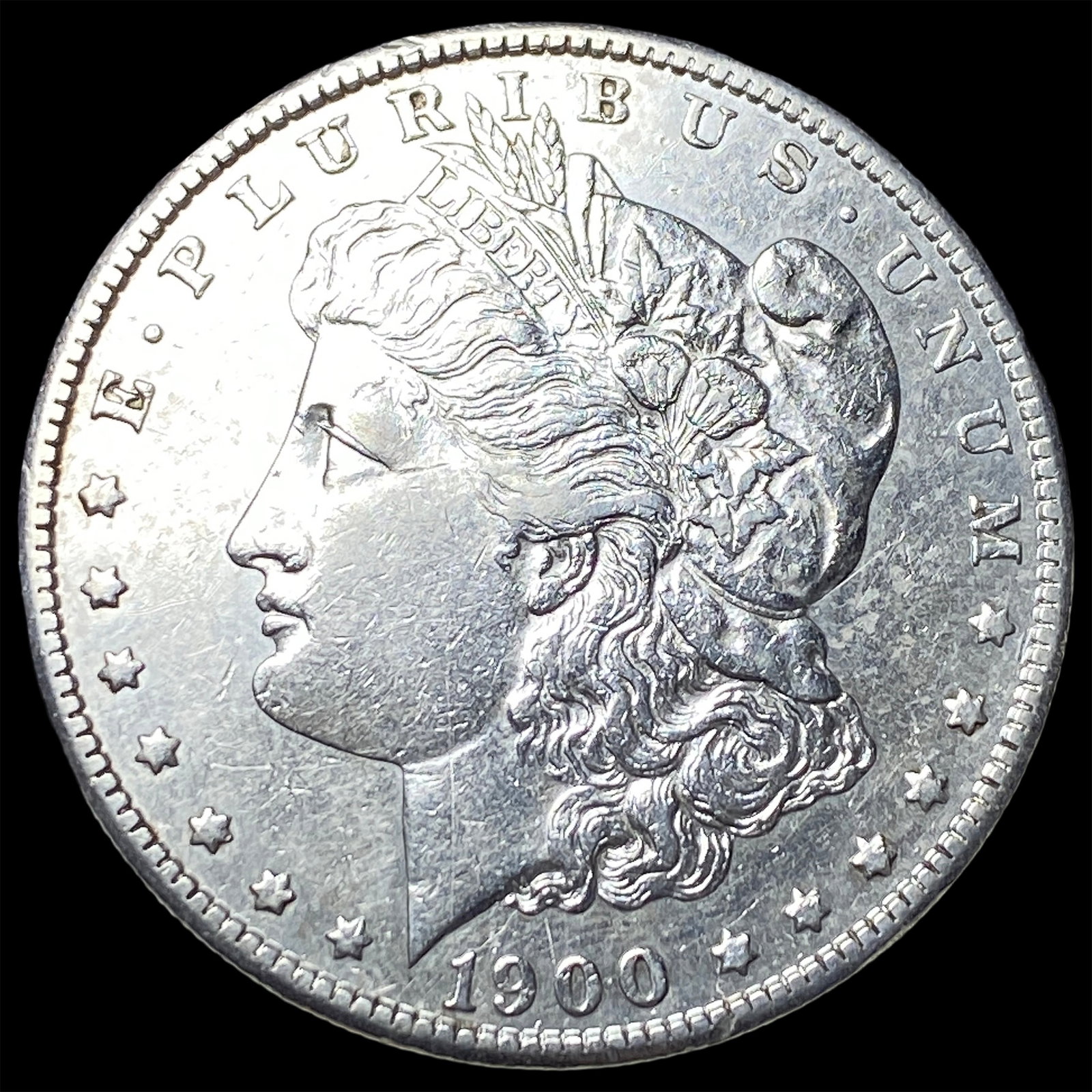 1900-S Silver Morgan Dollar CLOSELY UNCIRCULATED: 1900-S Silver Morgan Dollar CLOSELY UNCIRCULATED