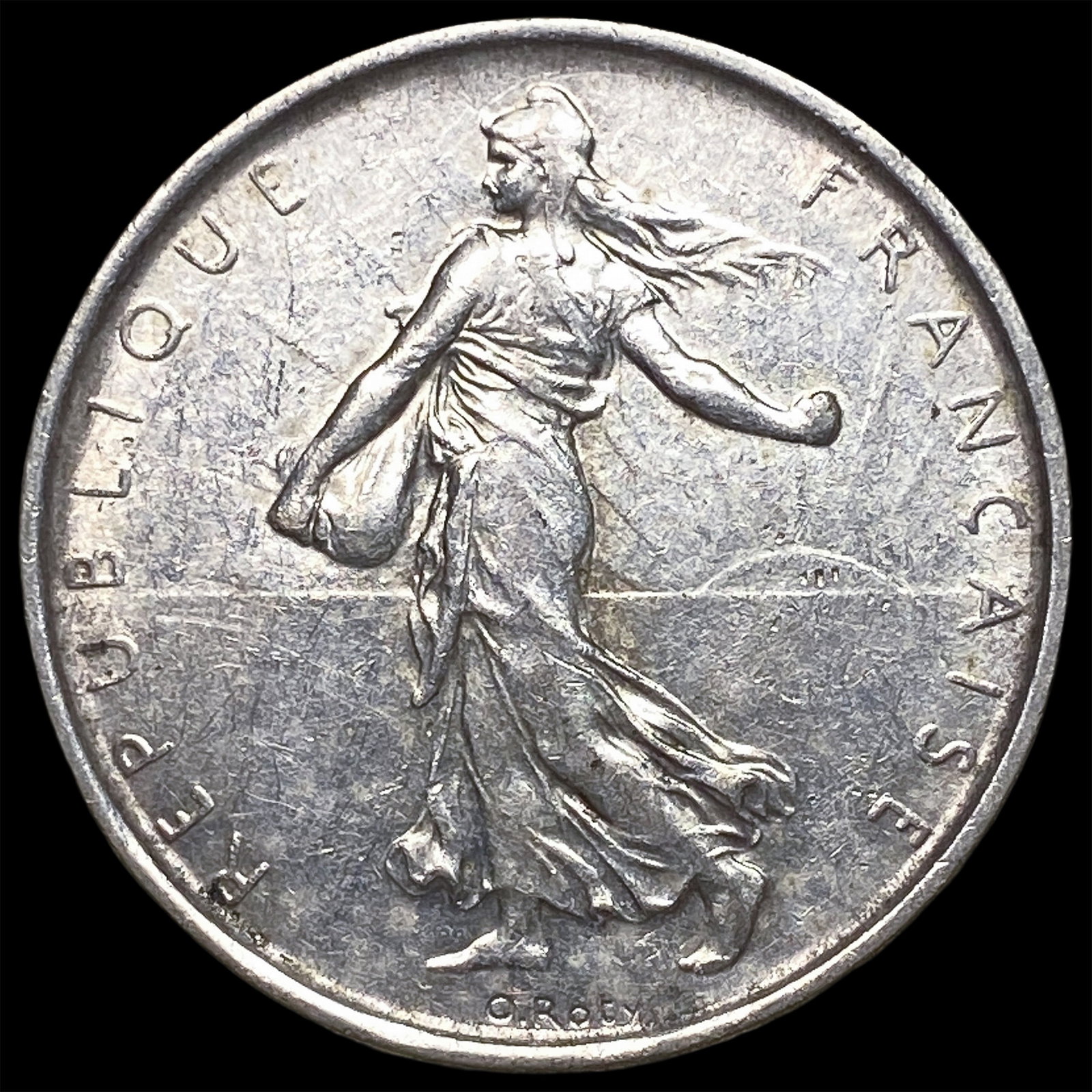 1964 France Silver 5 Francs: 1964 France Silver 5 Francs