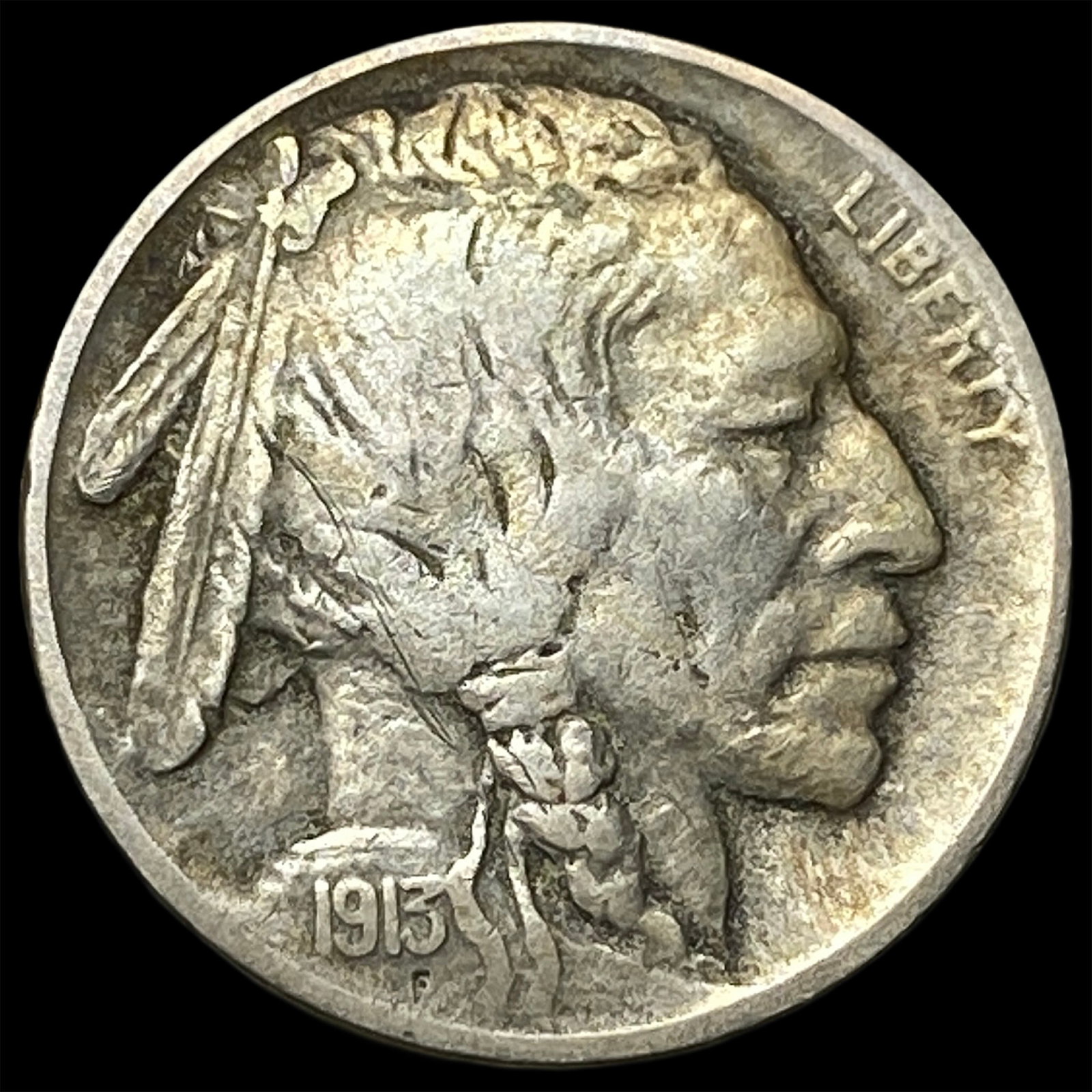 1913-D Type 2 Buffalo Nickel ABOUT UNCIRCULATED (1 of 2)