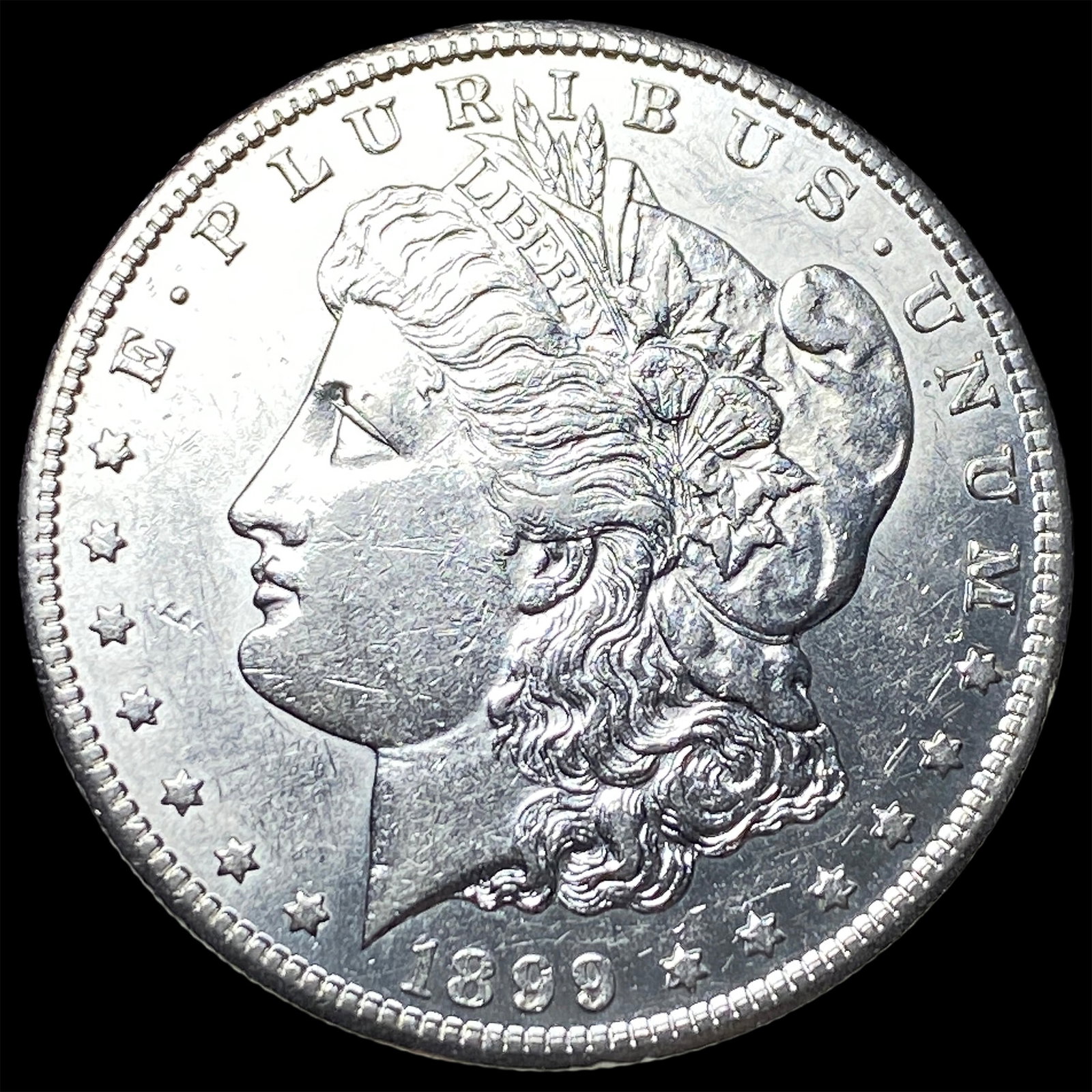 1899-S Silver Morgan Dollar CHOICE AU: 1899-S Silver Morgan Dollar CHOICE AU