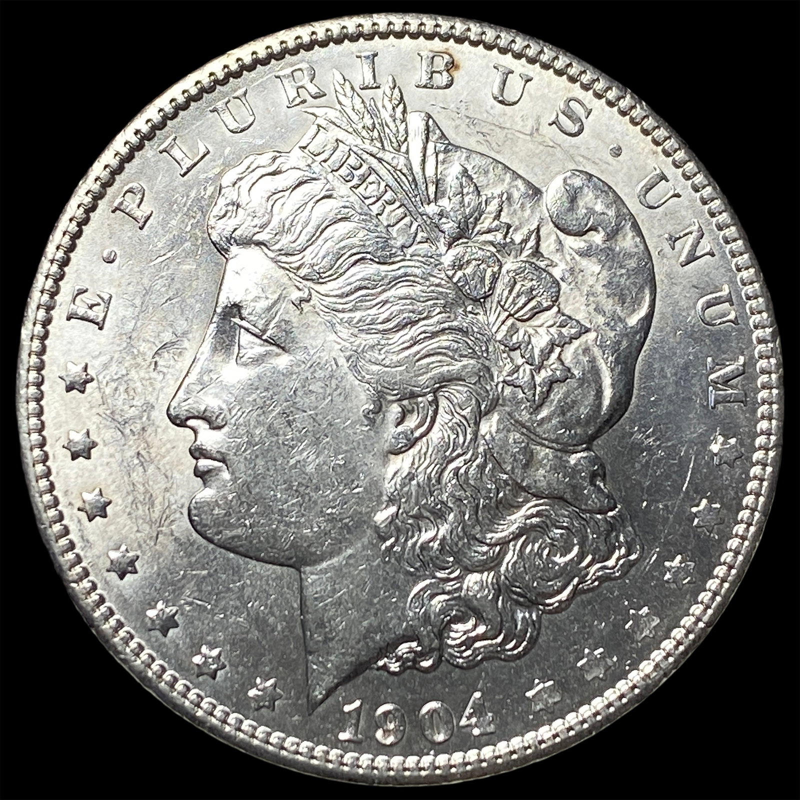 1904 Silver Morgan Dollar UNCIRCULATED: 1904 Silver Morgan Dollar UNCIRCULATED