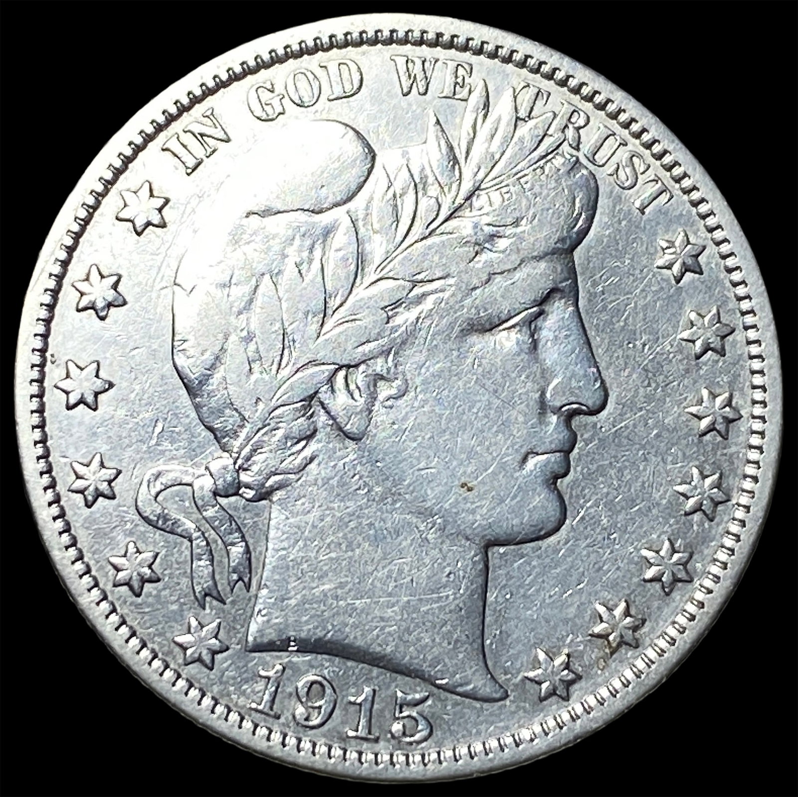 1915 Silver Barber Half Dollar CHOICE AU (1 of 2)