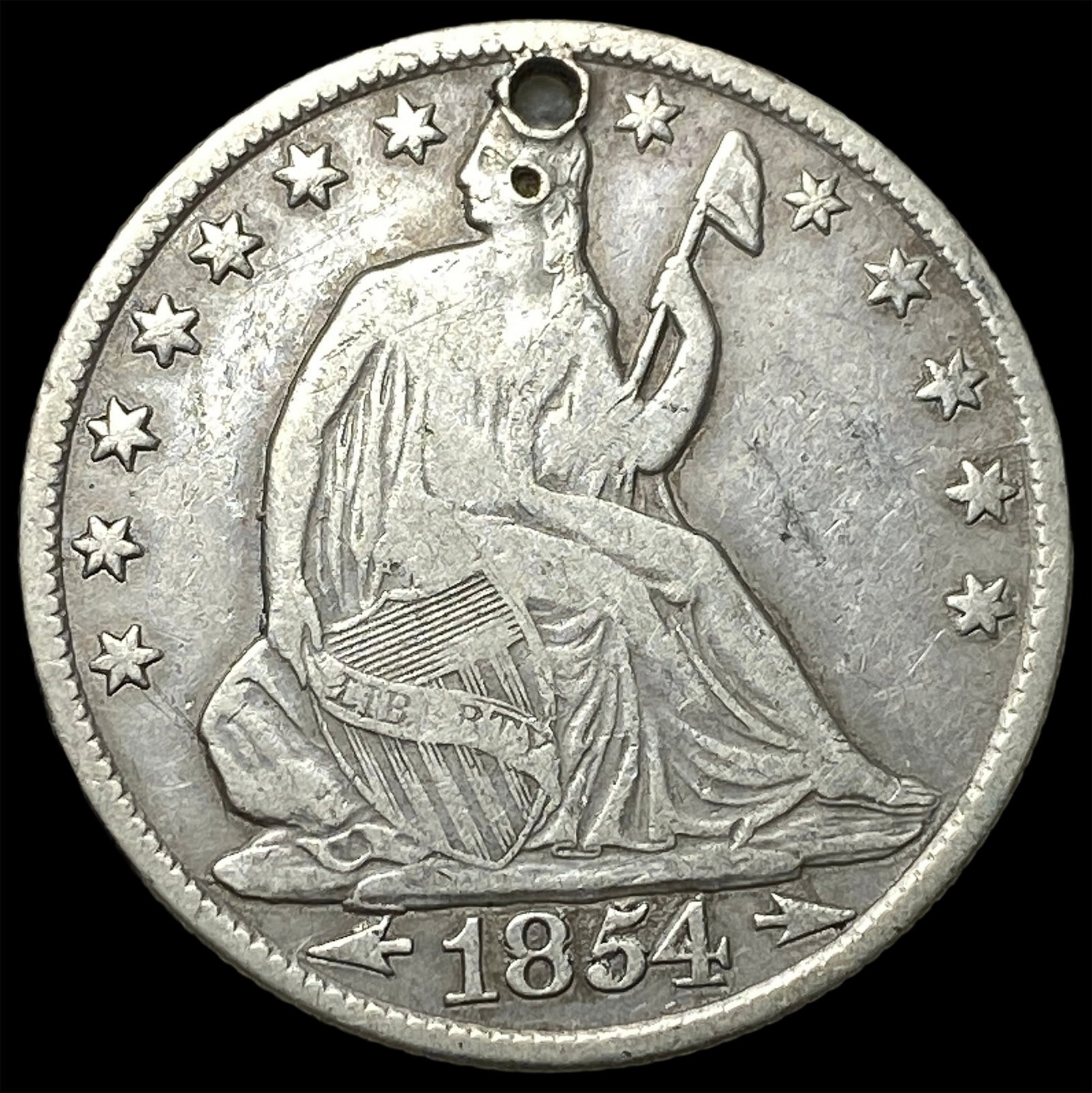 1854-O Arrows Seated Liberty Half Dollar HIGH GRADE: 1854-O Arrows Seated Liberty Half Dollar HIGH GRADE
