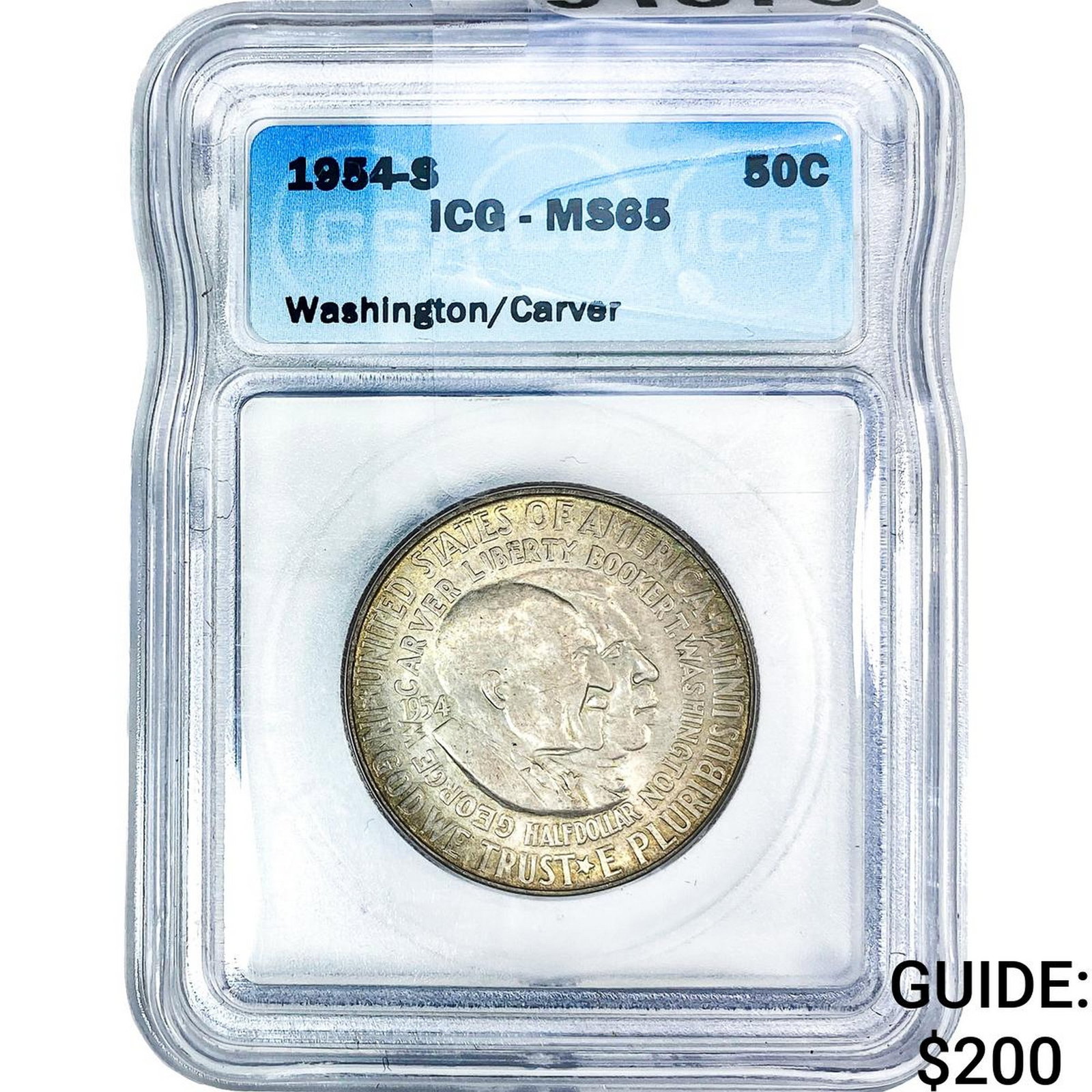 1954-S Washington Carver Half Dollar ICG MS65 (1 of 2)