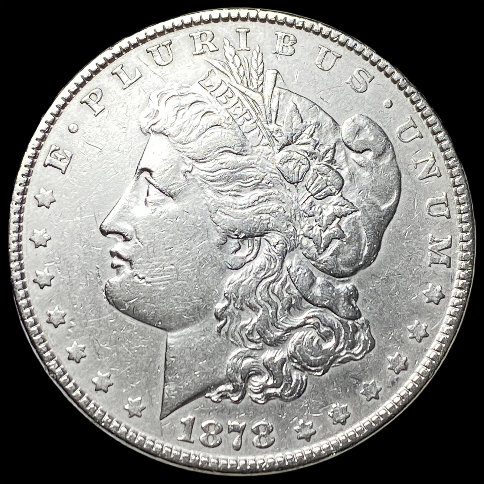 1878 Silver Morgan Dollar CHOICE AU: 1878 Silver Morgan Dollar CHOICE AU