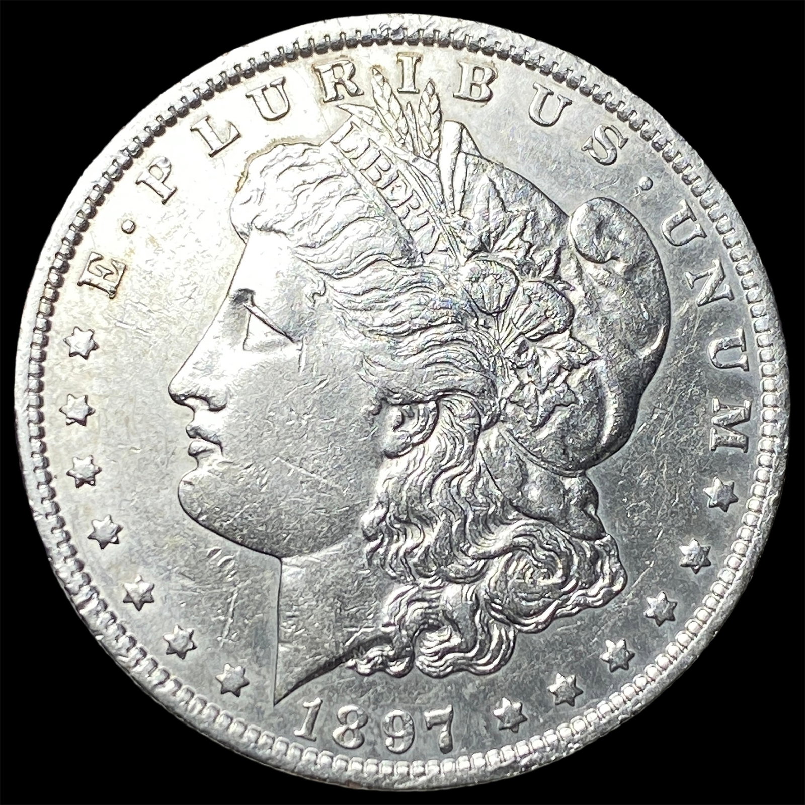 1897-O Morgan Silver Dollar CHOICE AU: 1897-O Morgan Silver Dollar CHOICE AU