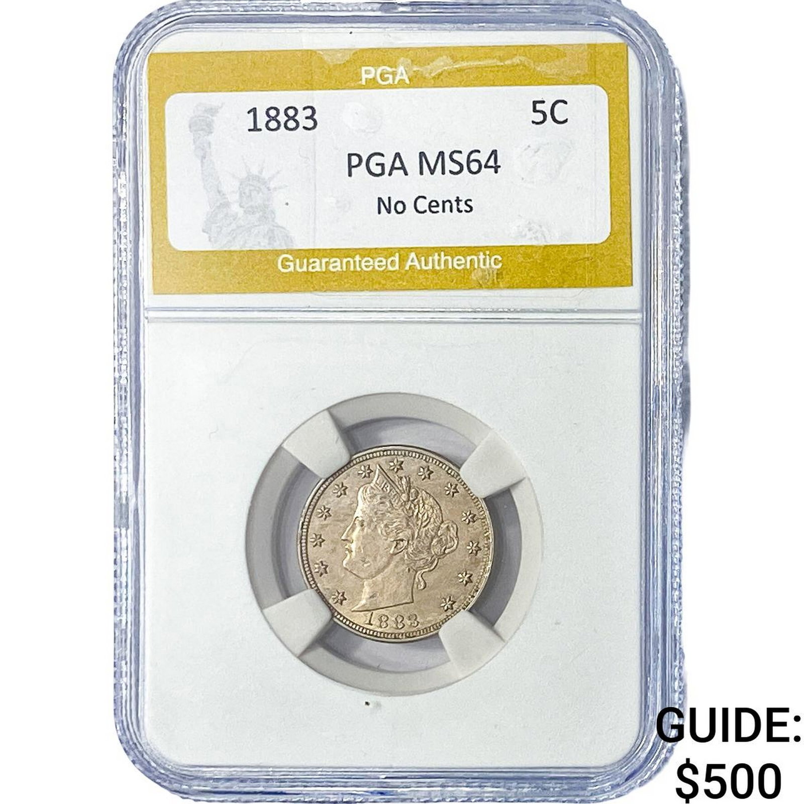 1883 Liberty Victory Nickel PGA MS64 No Cents (1 of 2)