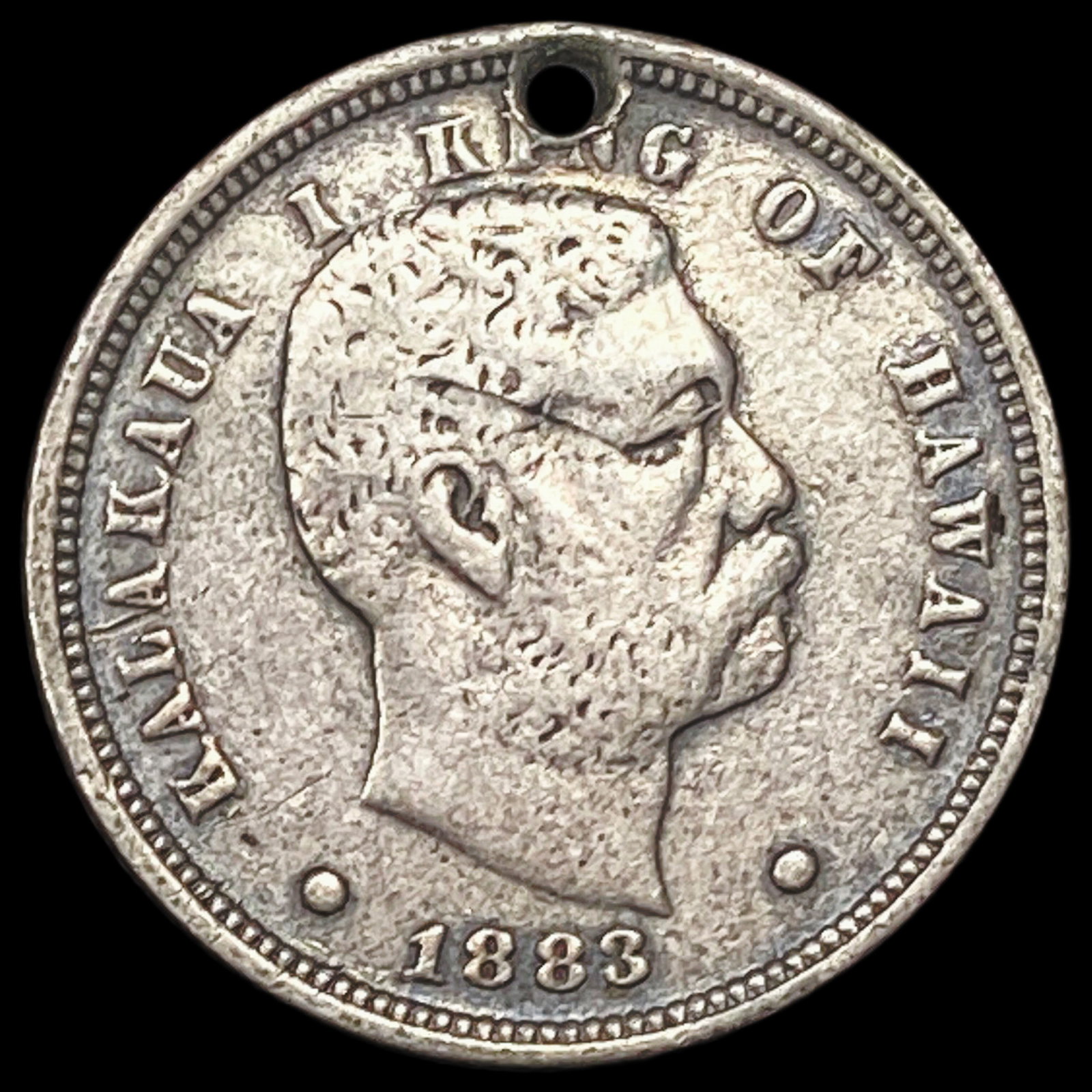 1883 Hawaii Silver 10 Cents HIGH GRADE: 1883 Hawaii Silver 10 Cents HIGH GRADE