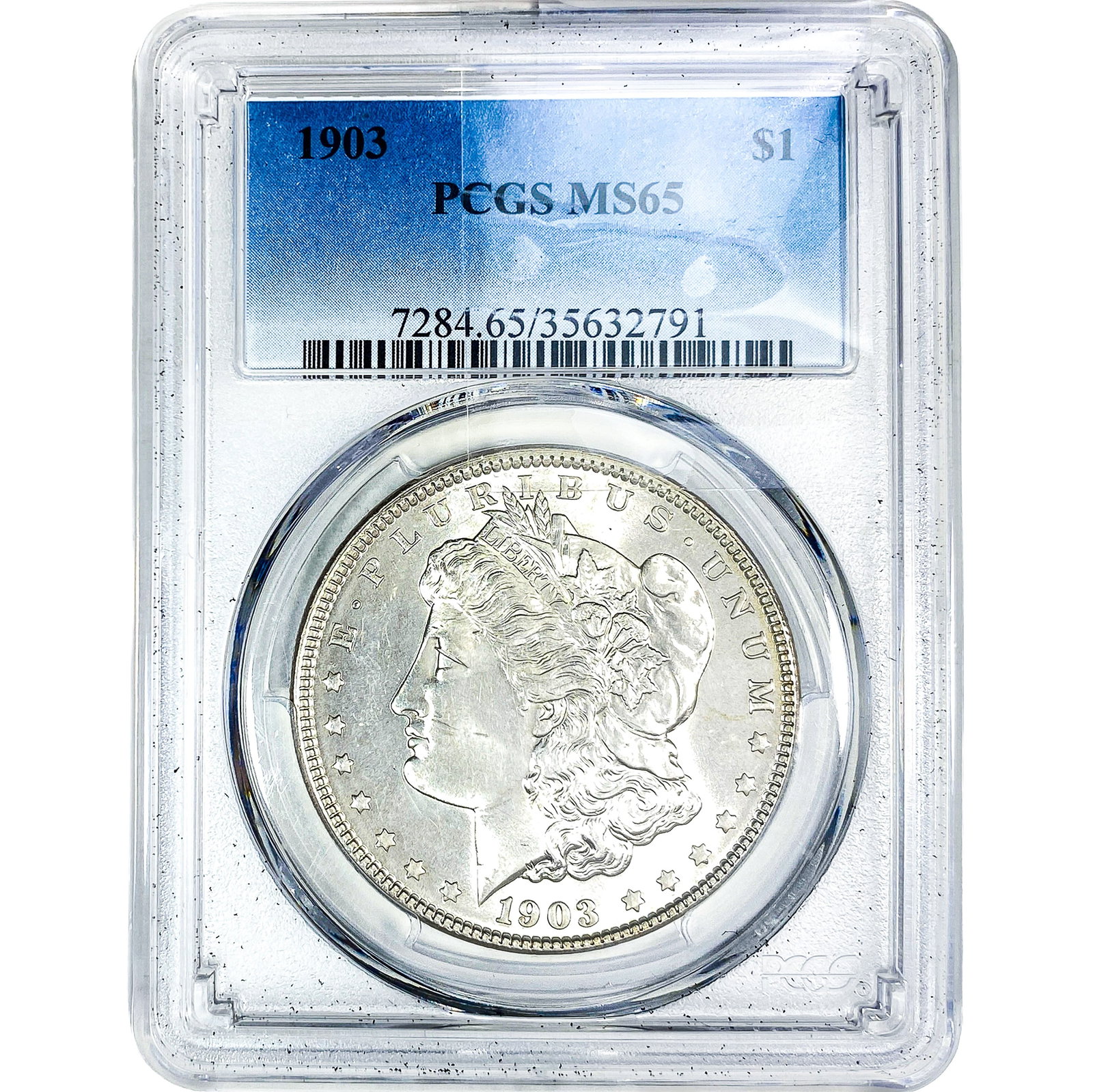 1903 Morgan Silver Dollar PCGS MS65: 1903 Morgan Silver Dollar PCGS MS65
