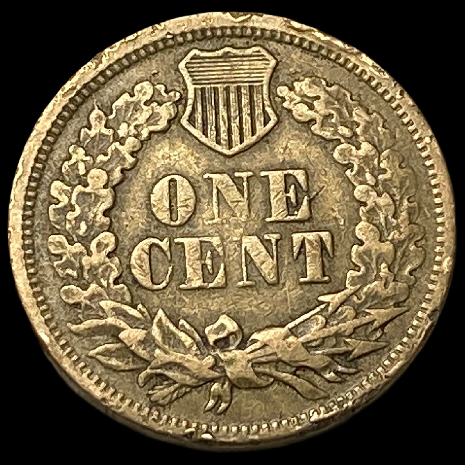 1863 Indian Head Cent CHOICE AU - 2