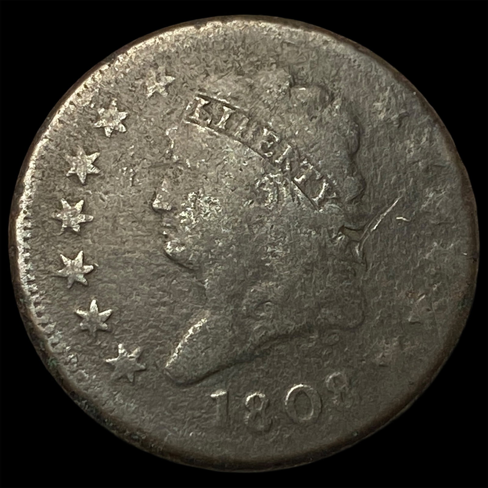 1808 Classic Head Large Cent NICELY CIRCULATED: 1808 Classic Head Large Cent NICELY CIRCULATED