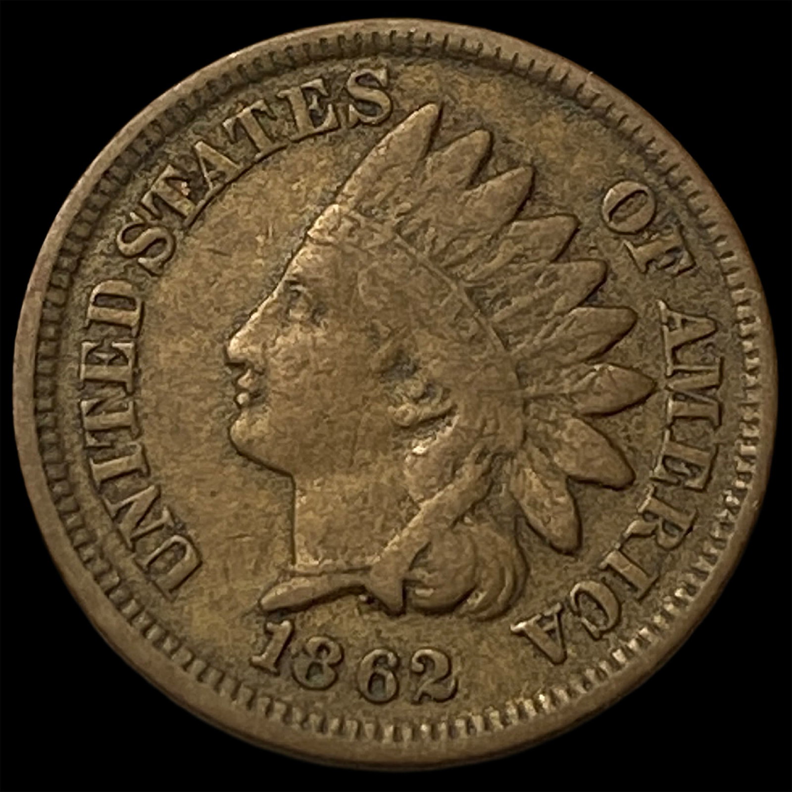1862 Indian Head Cent CHOICE AU: 1862 Indian Head Cent CHOICE AU