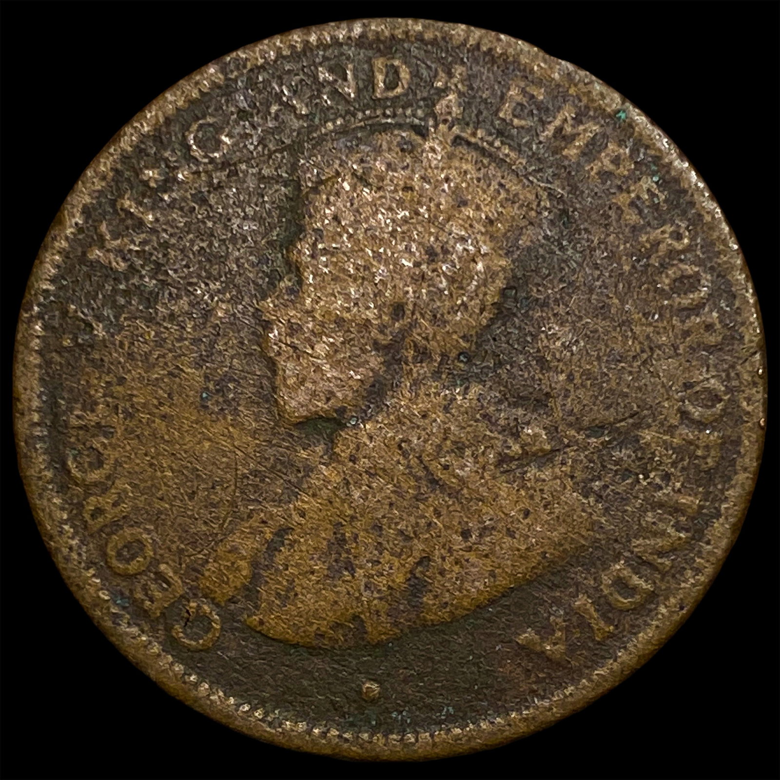 1918 British Honduras Bronze 1 Cent (1 of 2)