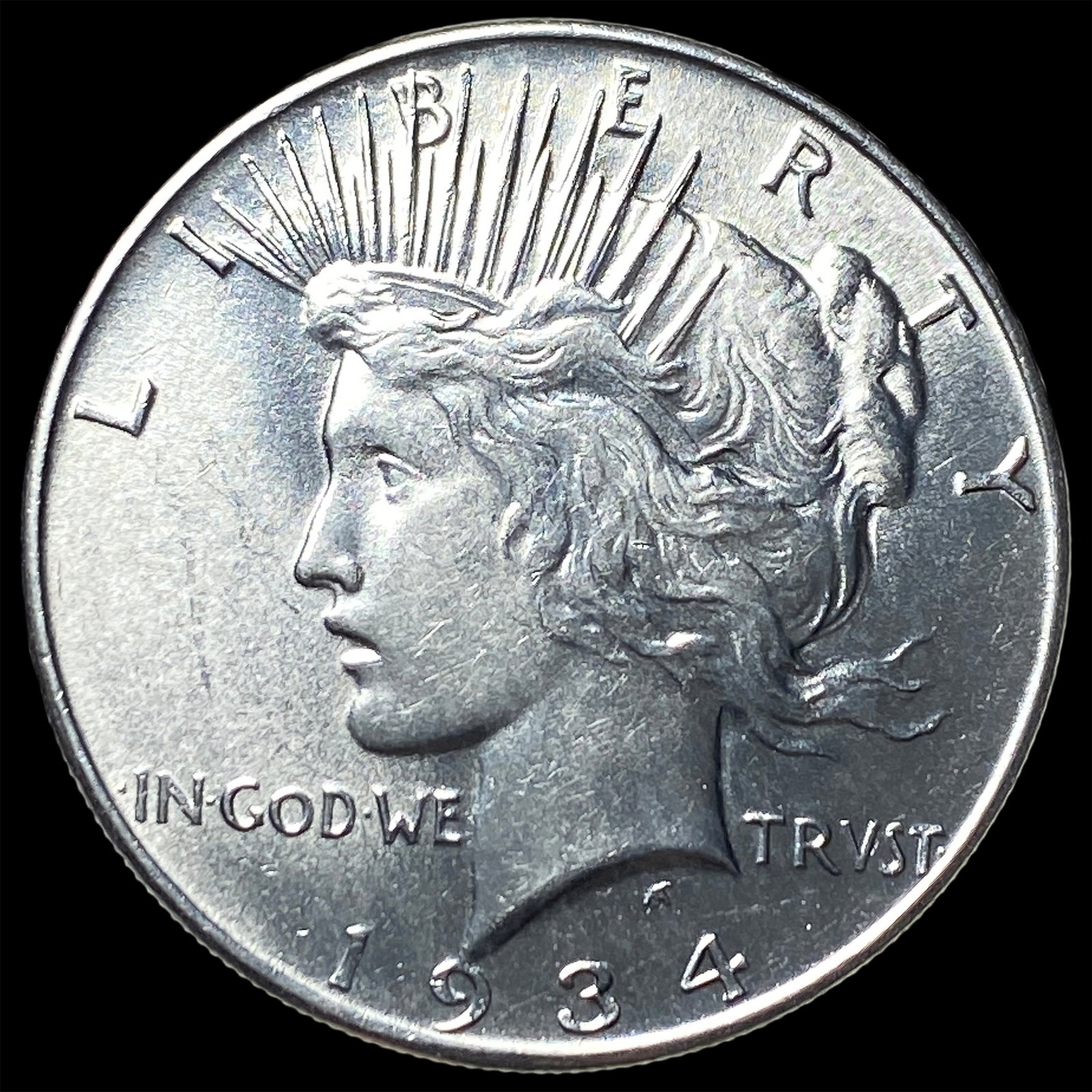 1934 Silver Peace Dollar CHOICE BU: 1934 Silver Peace Dollar CHOICE BU