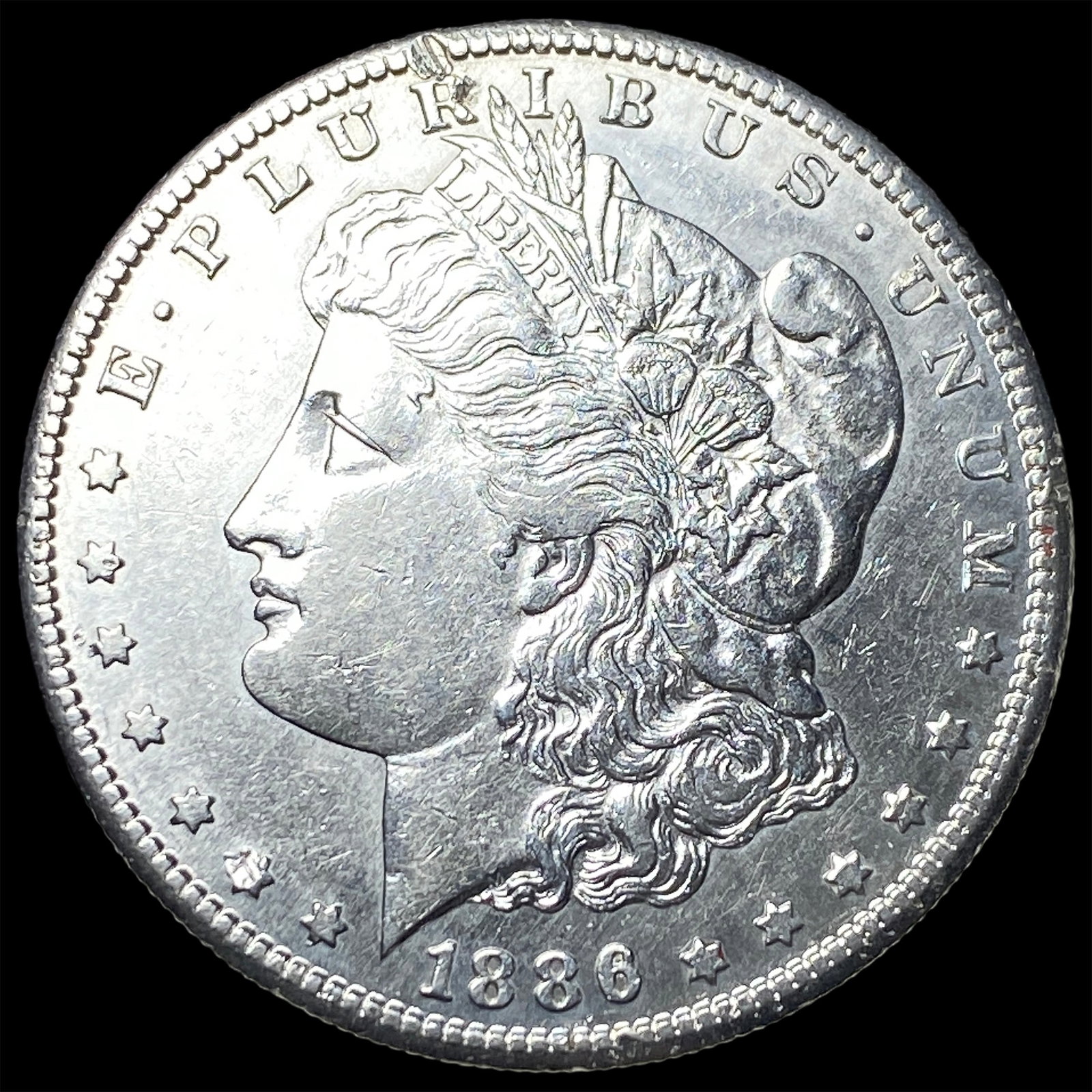 1886-S Silver Morgan Dollar CLOSELY UNCIRCULATED (1 of 2)