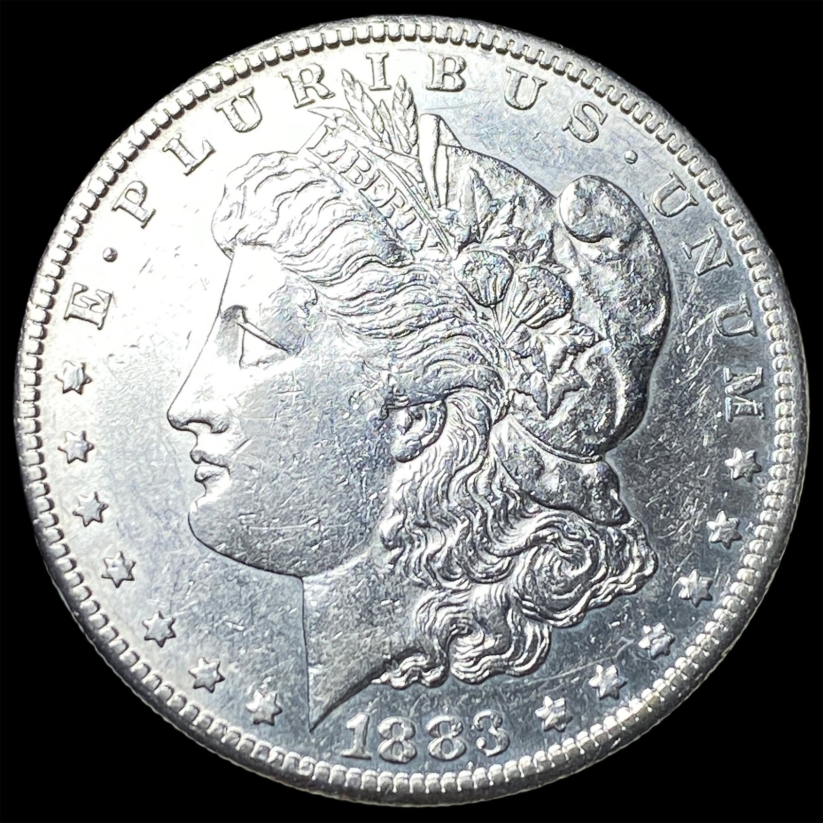 1883-S Silver Morgan Dollar CLOSELY UNCIRCULATED: 1883-S Silver Morgan Dollar CLOSELY UNCIRCULATED