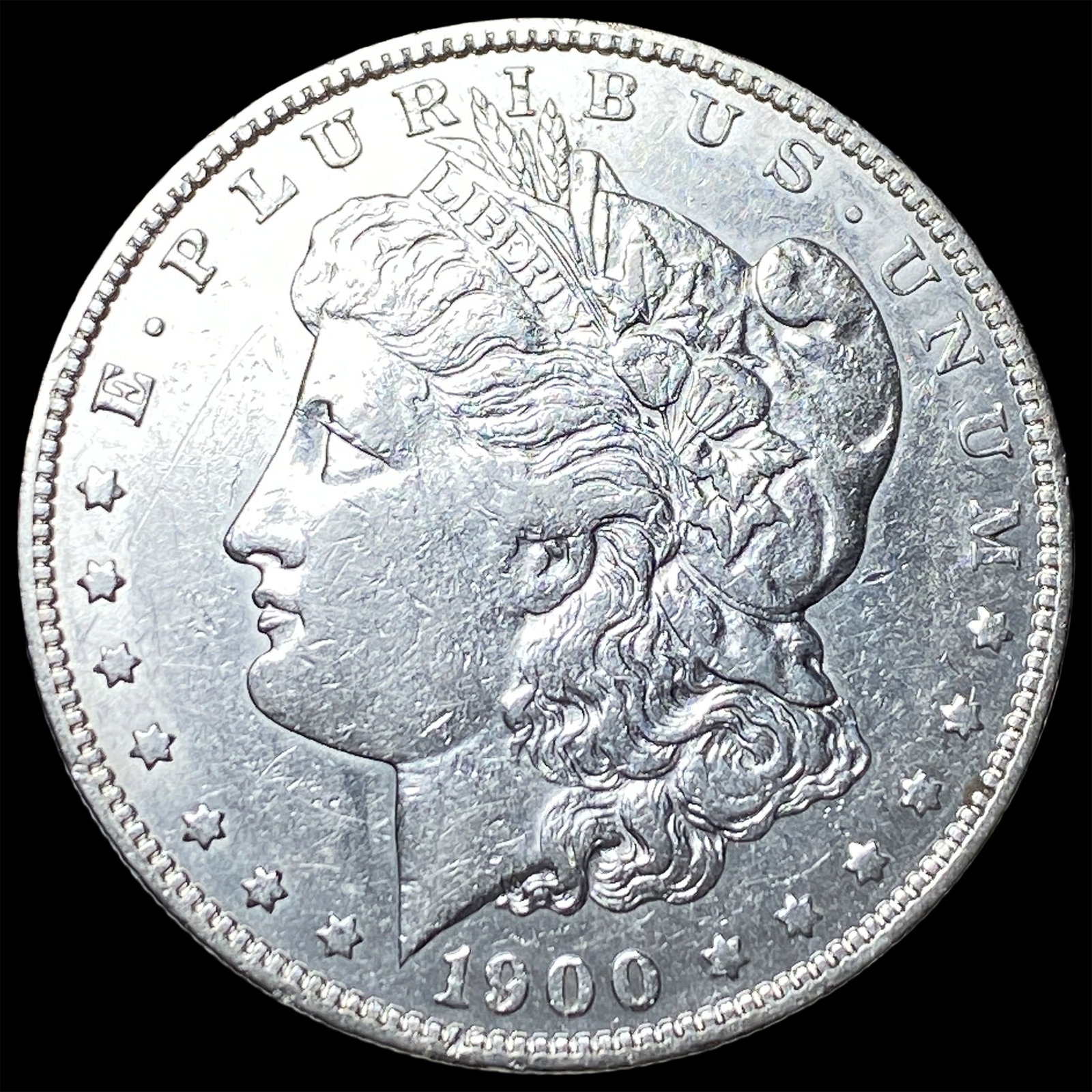 1900-S Silver Morgan Dollar CHOICE AU: 1900-S Silver Morgan Dollar CHOICE AU
